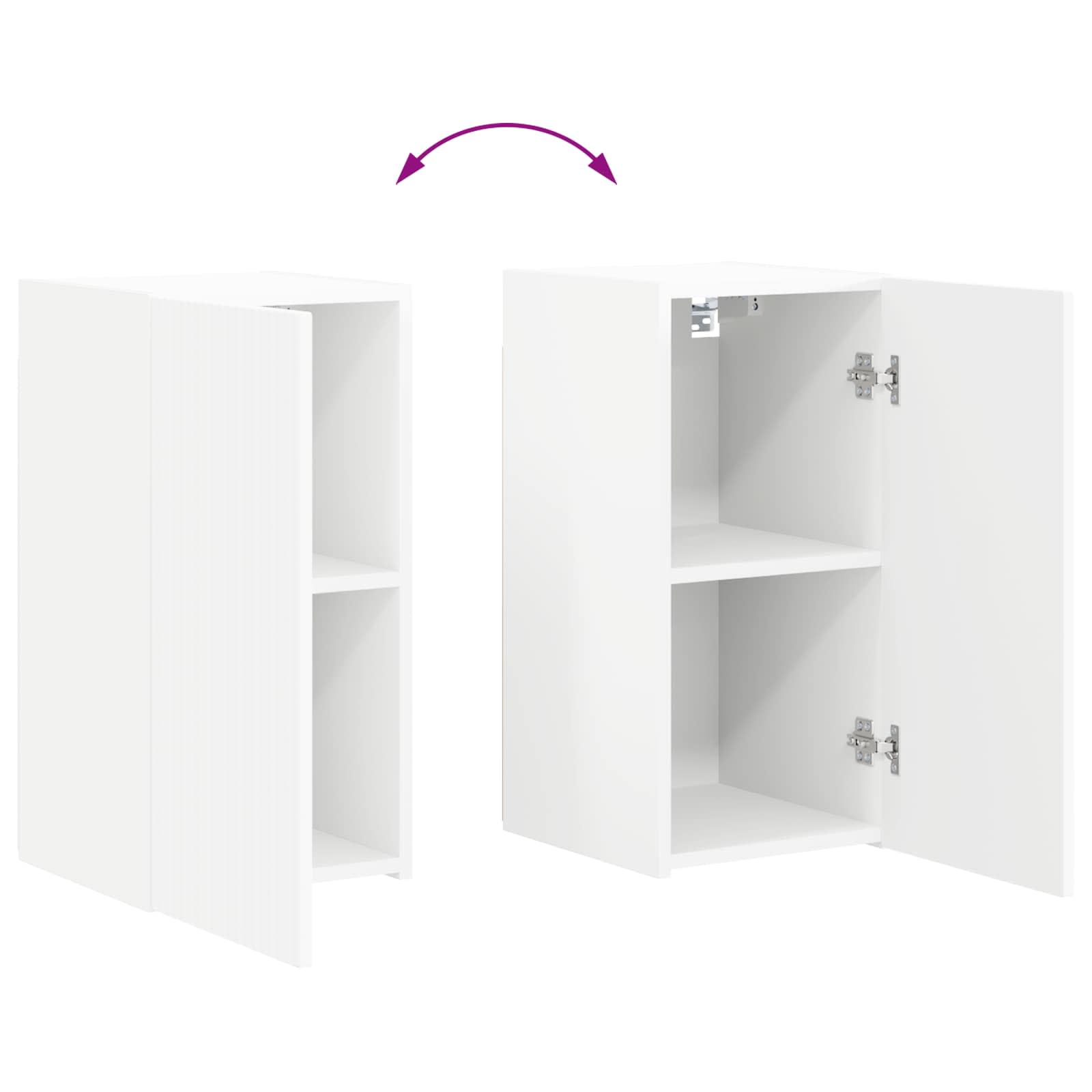 Tv-meubelset 6 pcs Wit Bewerkt hout is nu te koop bij PeponiXL, paradijselijk wonen!