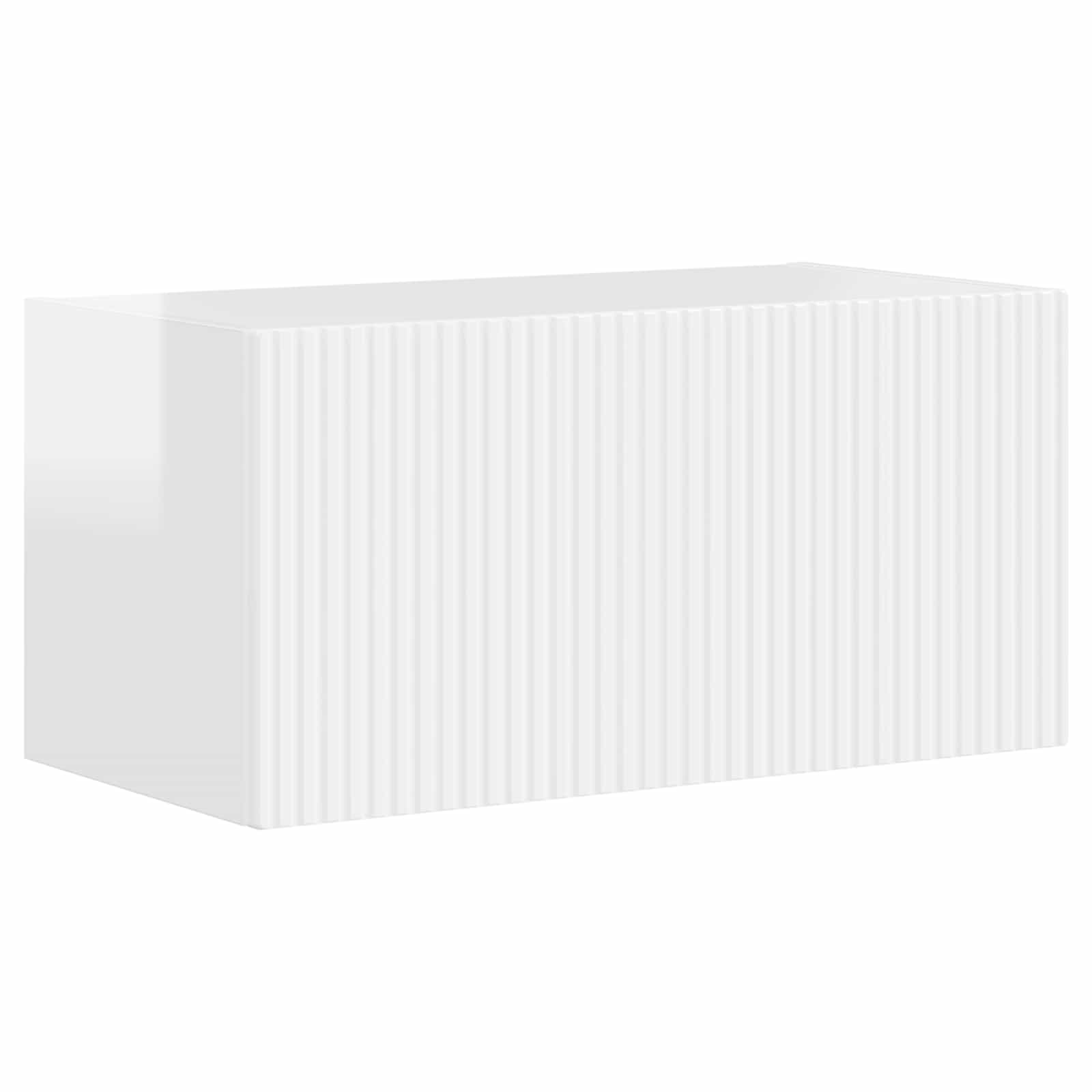 Tv-meubelset 6 pcs Hoogglans wit Bewerkt hout is nu te koop bij PeponiXL, paradijselijk wonen!