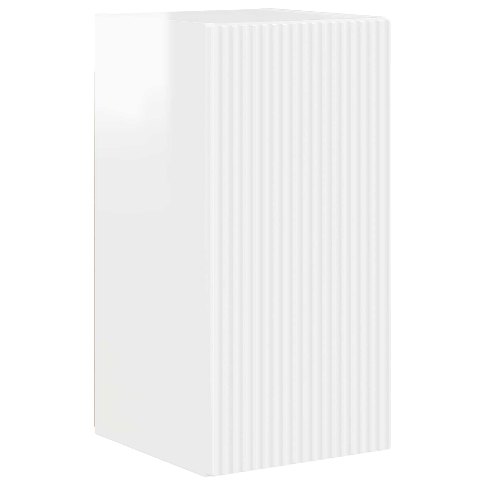 Tv-meubelset 6 pcs Hoogglans wit Bewerkt hout is nu te koop bij PeponiXL, paradijselijk wonen!