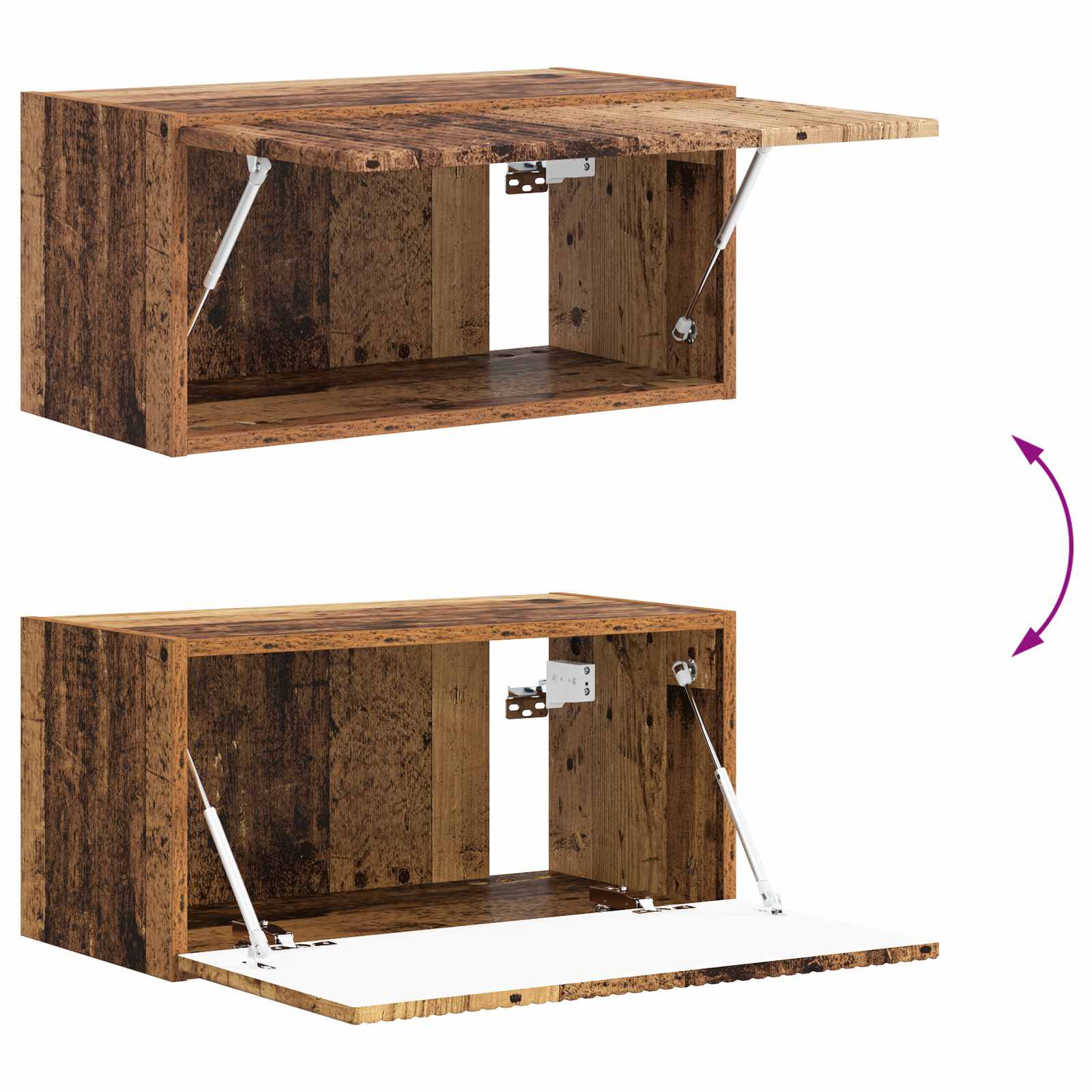 Tv-meubelset 6 pcs Oud Hout Bewerkt hout is nu te koop bij PeponiXL, paradijselijk wonen!