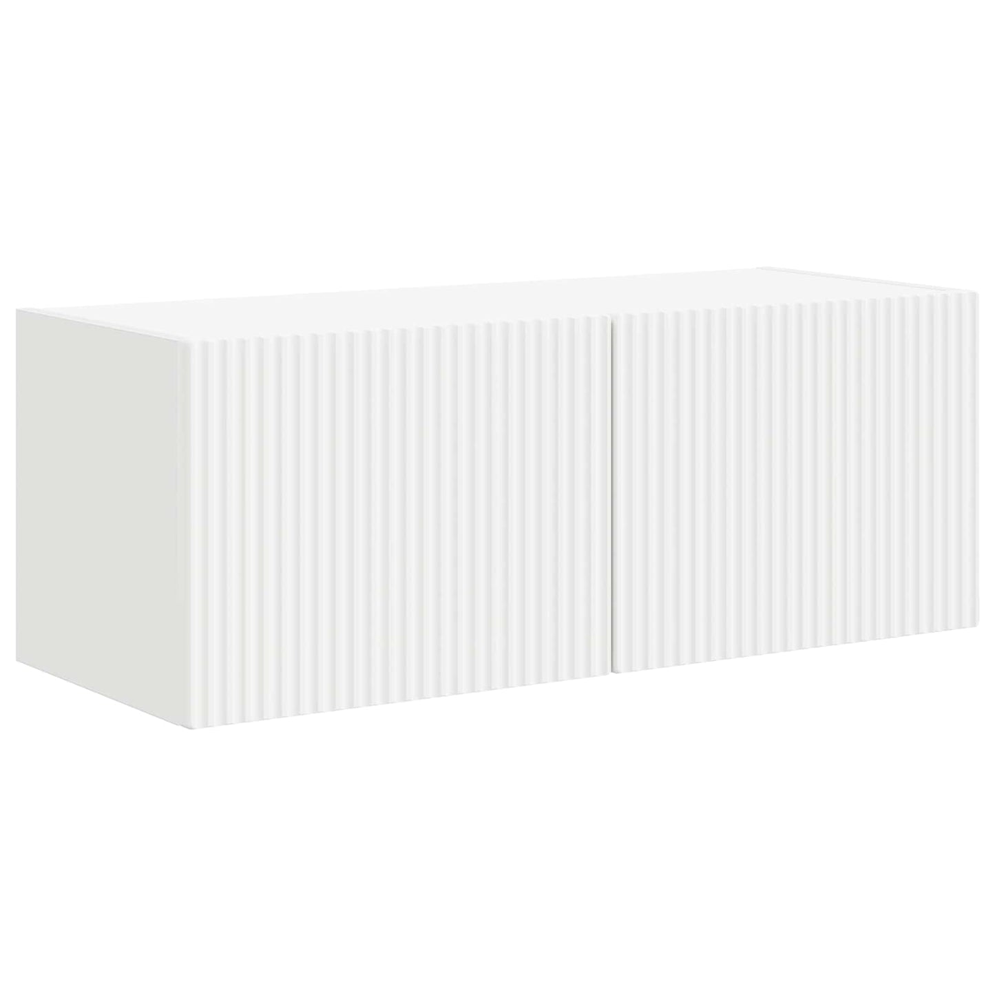 Tv-meubelset 4 pcs Wit Bewerkt hout is nu te koop bij PeponiXL, paradijselijk wonen!
