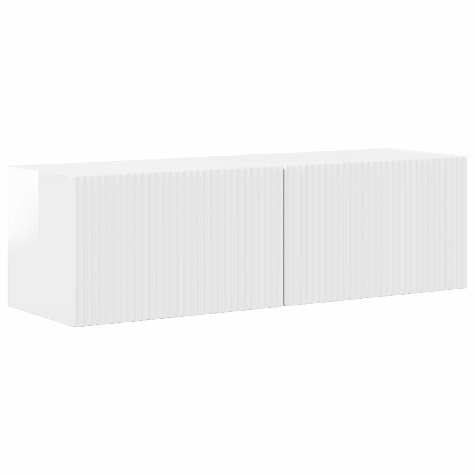 Tv-meubelset 4 pcs Hoogglans wit Bewerkt hout is nu te koop bij PeponiXL, paradijselijk wonen!