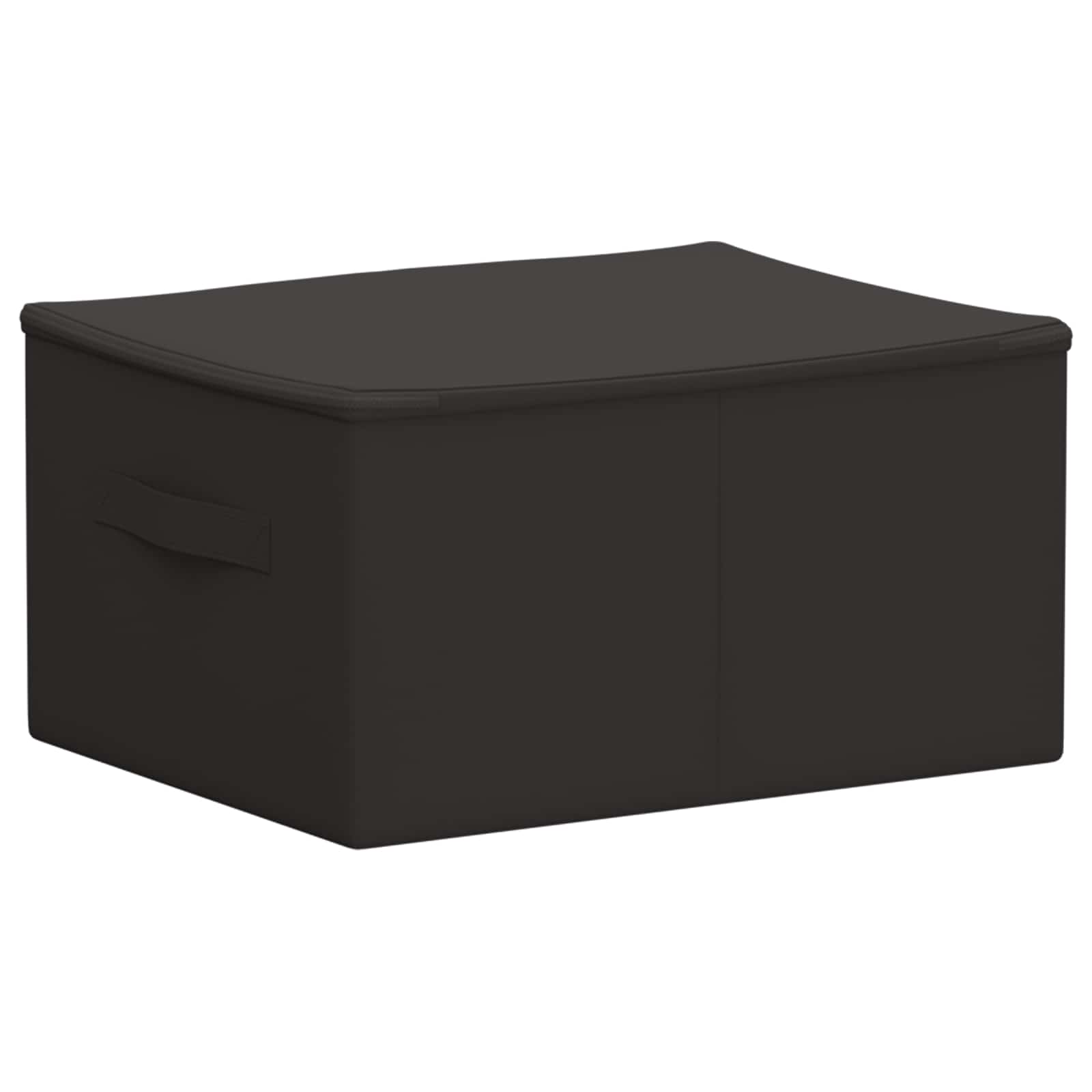 Opbergbox 24 pcs Antracietkleurig 50 x 30 x 25 cm Nonwoven stof is nu te koop bij PeponiXL, paradijselijk wonen!