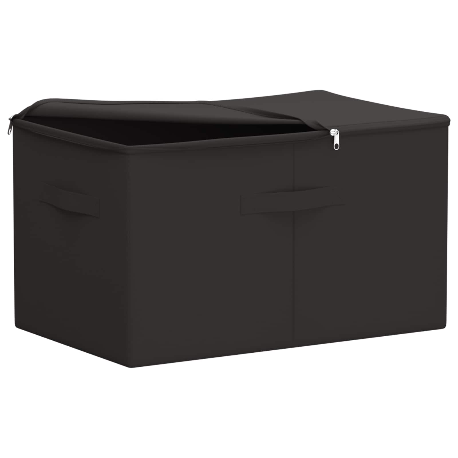 Opbergbox 24 pcs Antracietkleurig 55 x 35 x 32 cm Nonwoven stof is nu te koop bij PeponiXL, paradijselijk wonen!