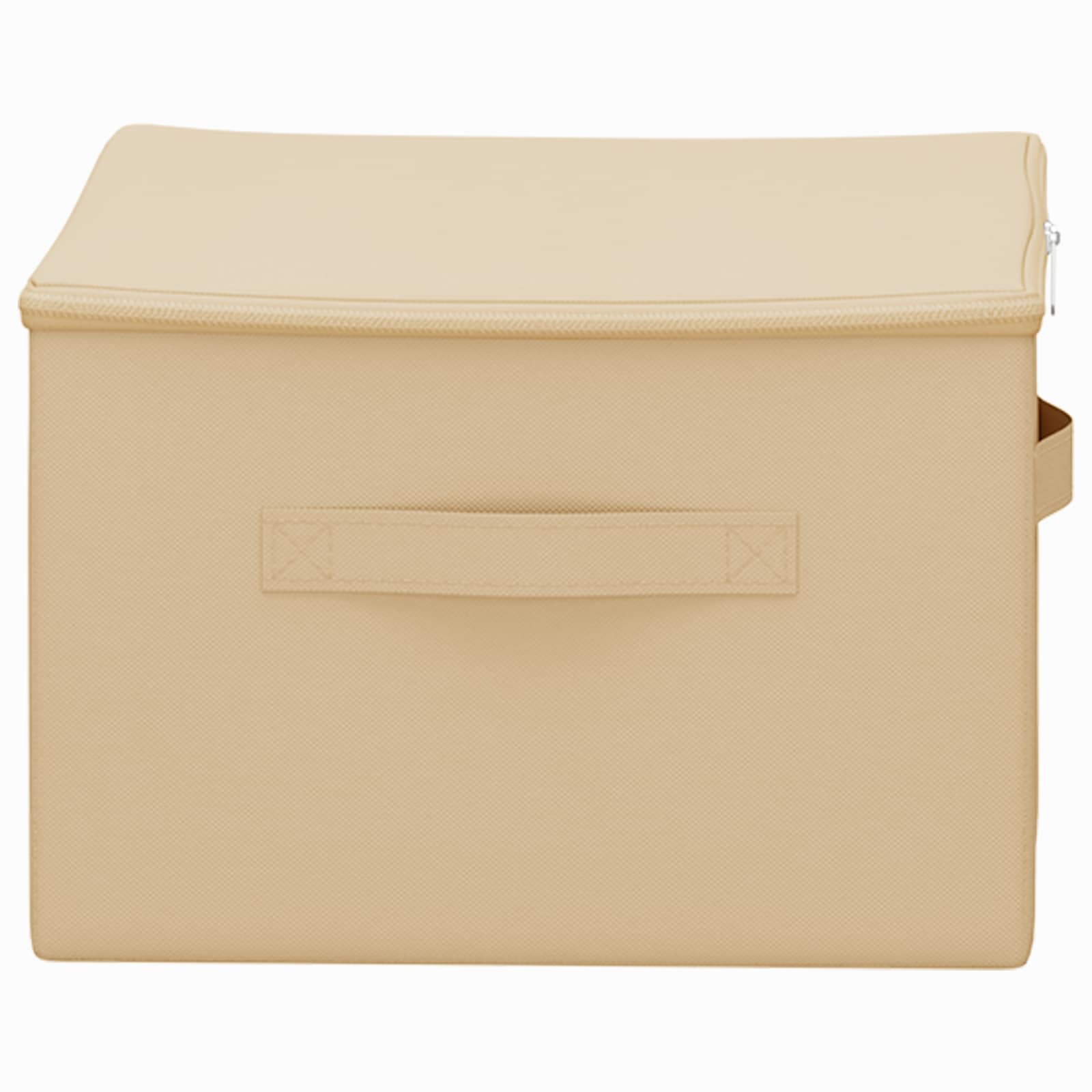 Opbergbox 24 pcs Crèmekleurig 50 x 30 x 25 cm Nonwoven stof is nu te koop bij PeponiXL, paradijselijk wonen!