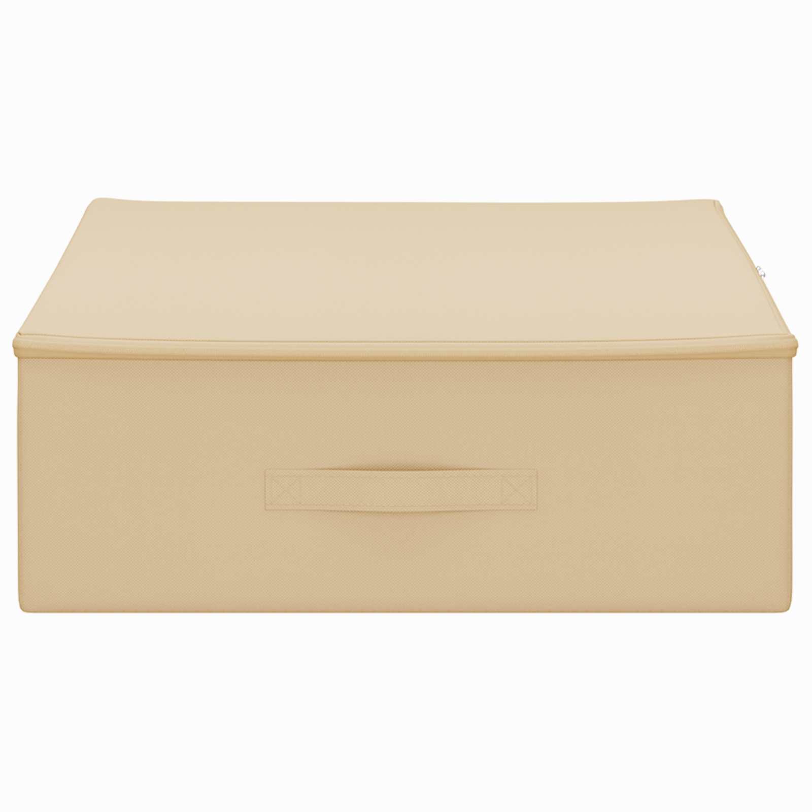 Opbergbox 6 pcs Crèmekleurig 100 x 50 x 18 cm Nonwoven stof is nu te koop bij PeponiXL, paradijselijk wonen!