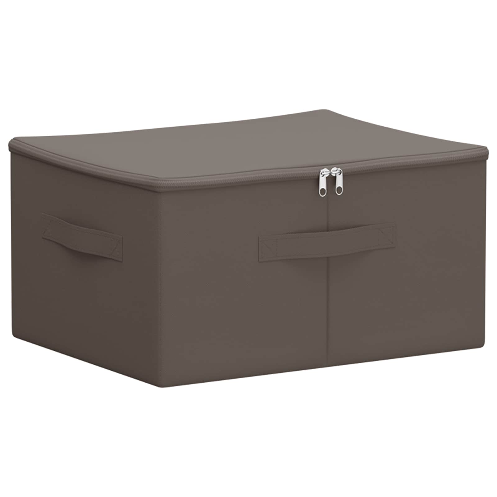 Opbergbox Grijs 43 x 34 x 23 cm Nonwoven stof is nu te koop bij PeponiXL, paradijselijk wonen!