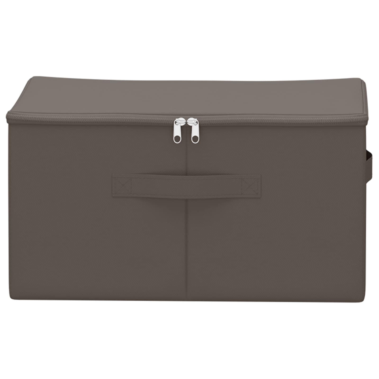 Opbergbox 24 pcs Grijs 50 x 30 x 25 cm Nonwoven stof is nu te koop bij PeponiXL, paradijselijk wonen!
