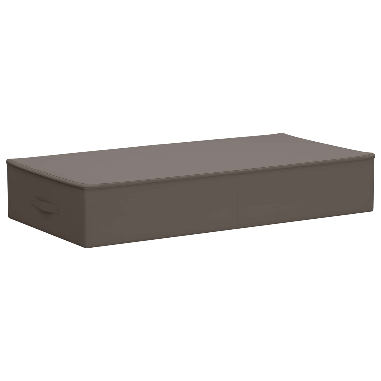 Opbergbox 2 pcs Grijs 90 x 48 x 15 cm Nonwoven stof is nu te koop bij PeponiXL, paradijselijk wonen!