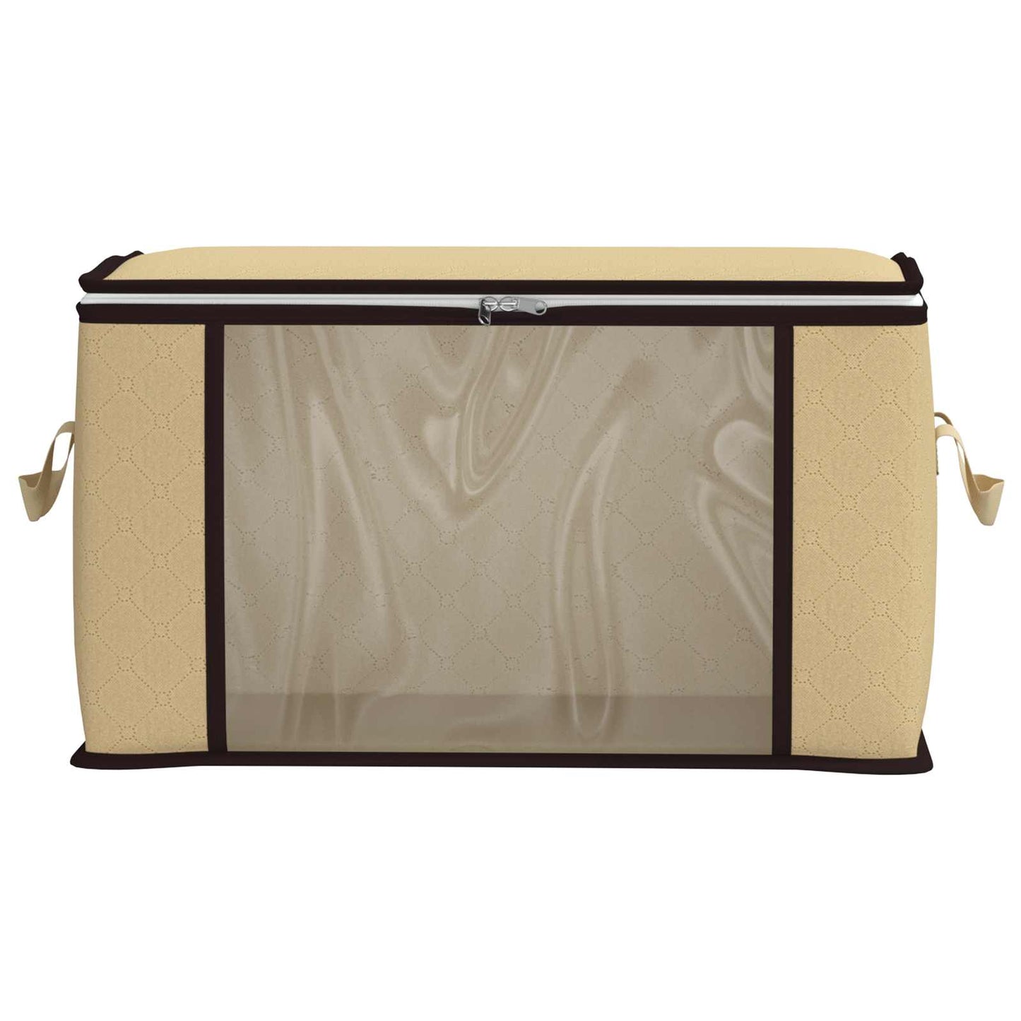 Opbergdoos met Transparante Zijraam 2 pcs Crèmekleurig is nu te koop bij PeponiXL, paradijselijk wonen!