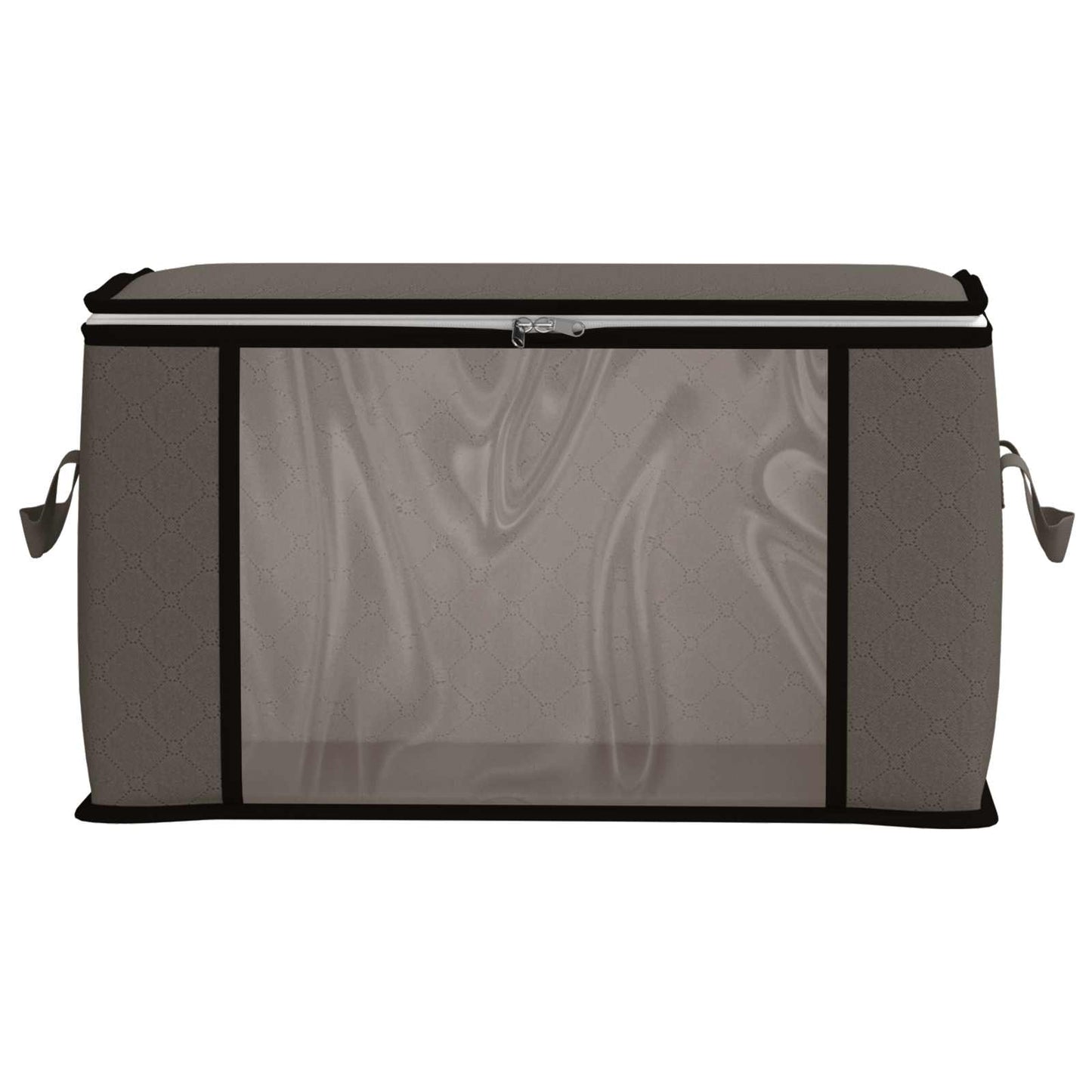 Opbergdoos met Transparante Zijraam 6 pcs Grijs 43 x 34 x 23 cm is nu te koop bij PeponiXL, paradijselijk wonen!