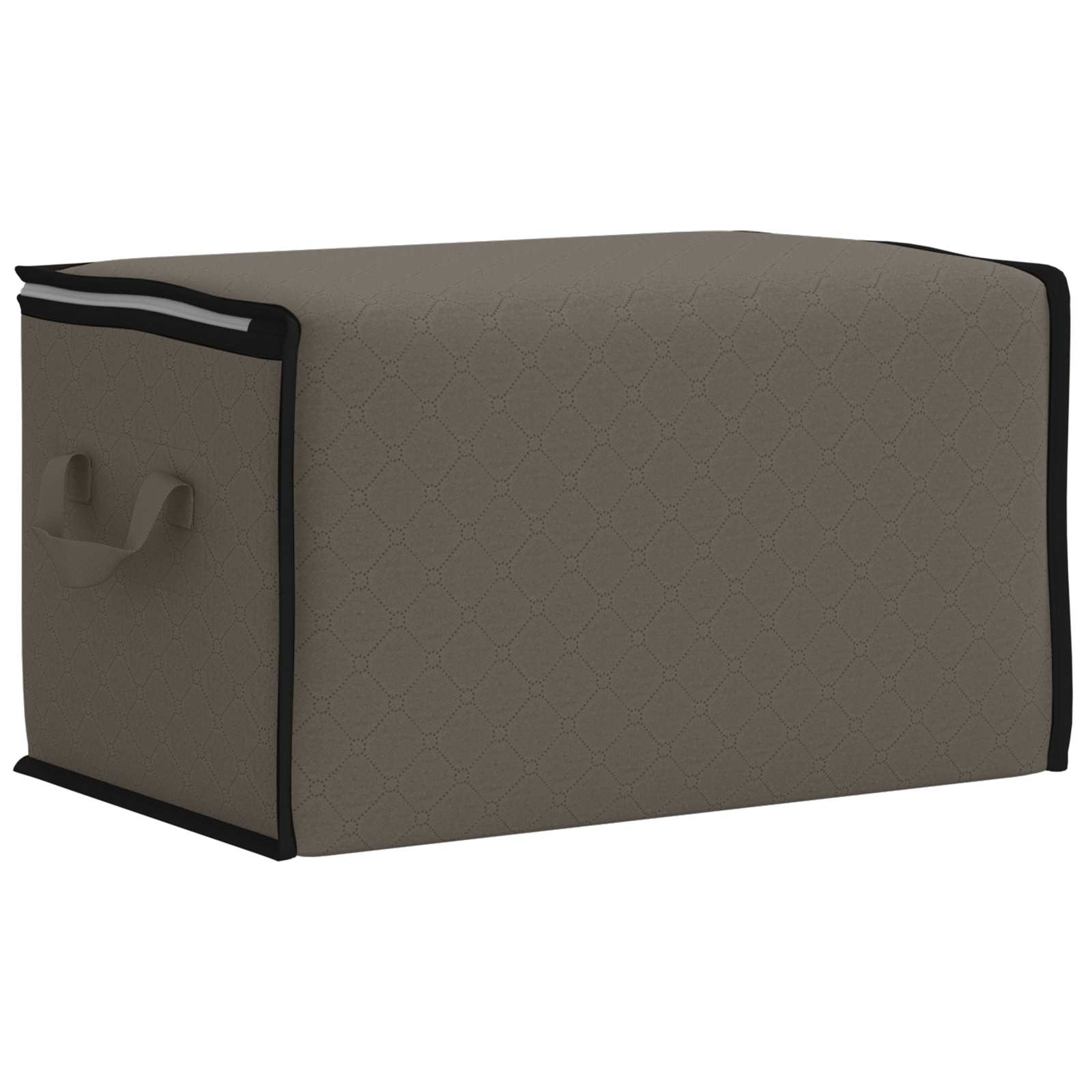 Opbergdoos met Transparante Zijraam 2 pcs Grijs 50 x 30 x 25 cm is nu te koop bij PeponiXL, paradijselijk wonen!