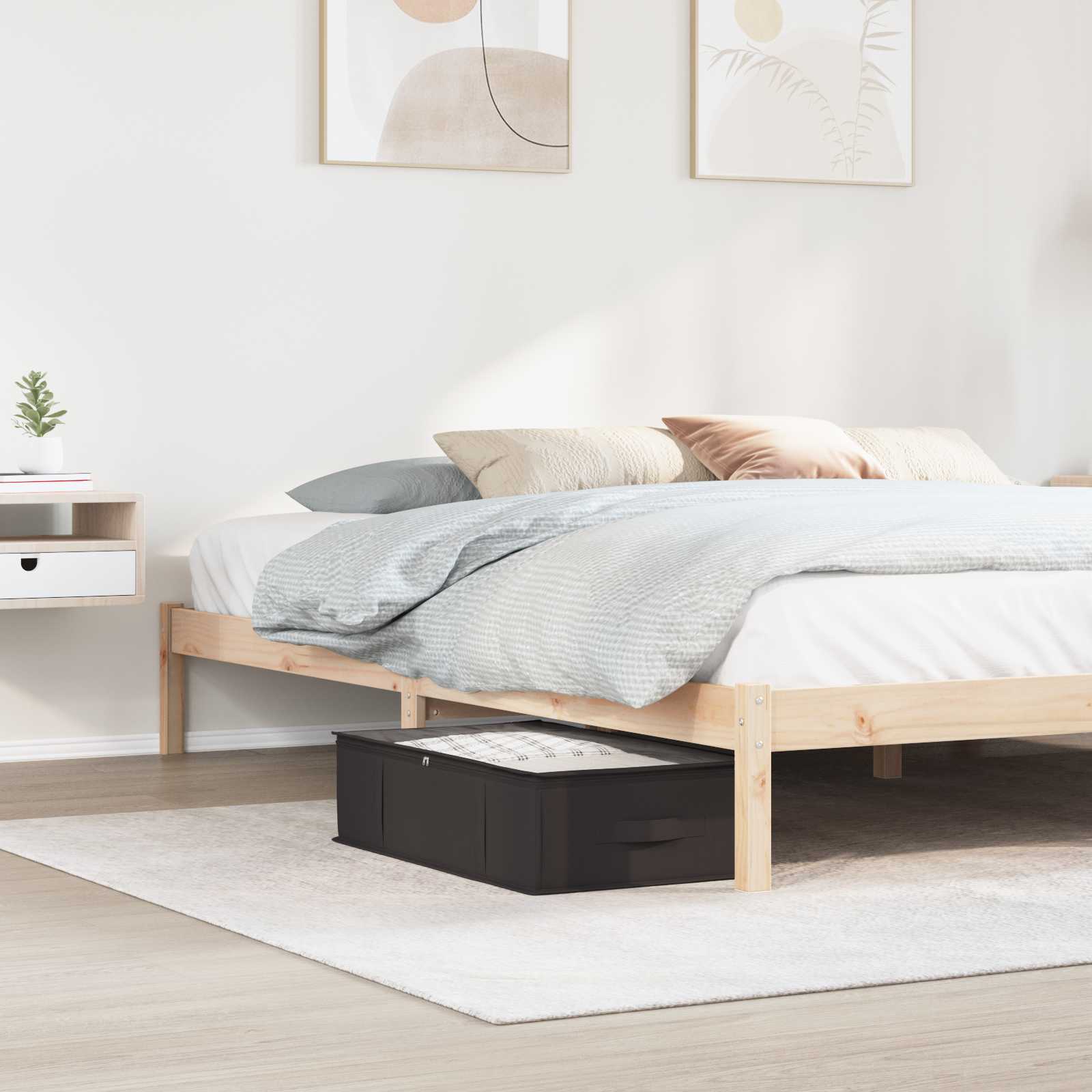Opbergdoos met transparant bovenraam 2 pcs Antracietkleurig is nu te koop bij PeponiXL, paradijselijk wonen!
