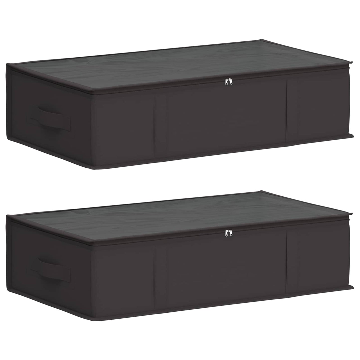 Opbergdoos met transparant bovenraam 2 pcs Antracietkleurig is nu te koop bij PeponiXL, paradijselijk wonen!