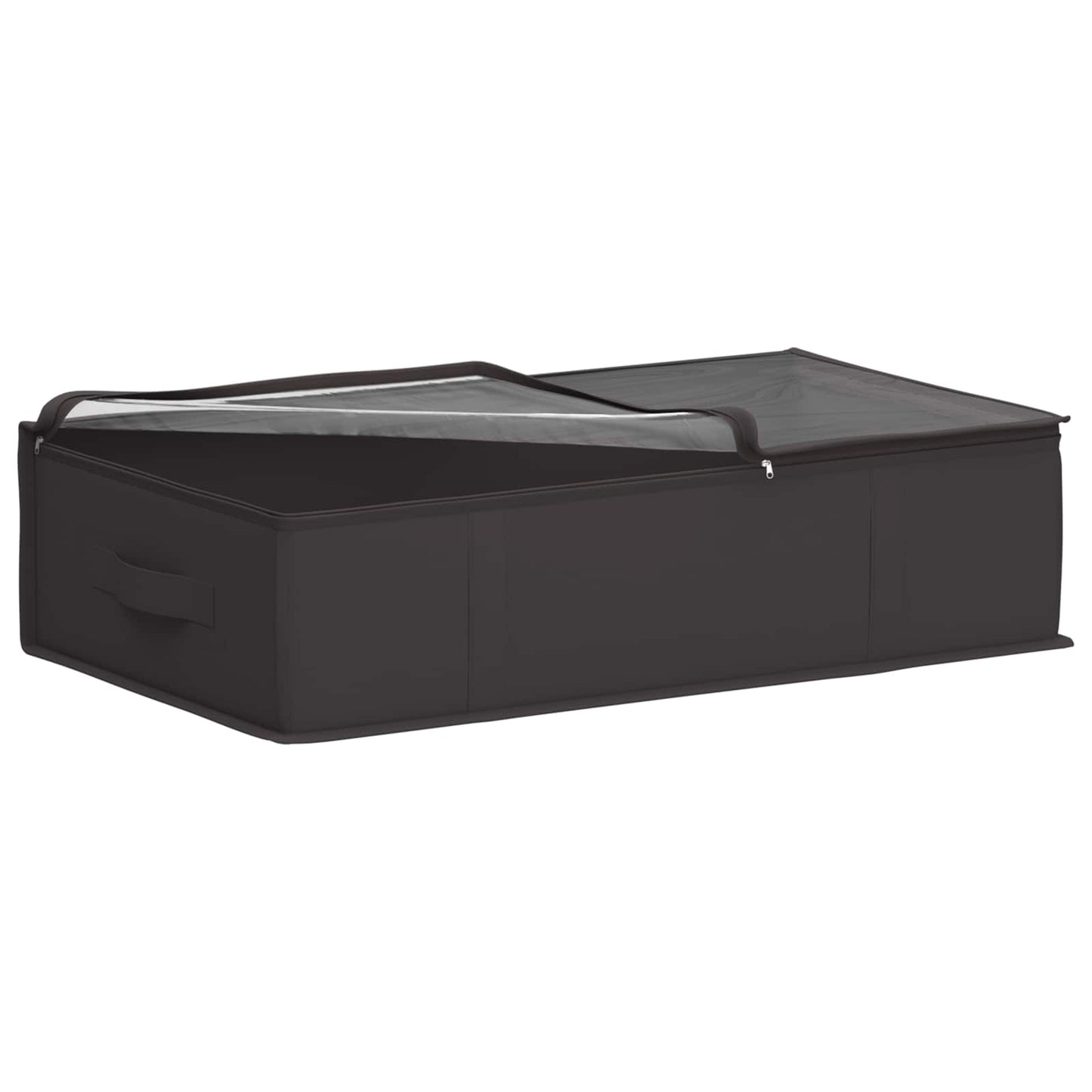 Opbergdoos met transparant bovenraam 2 pcs Antracietkleurig is nu te koop bij PeponiXL, paradijselijk wonen!