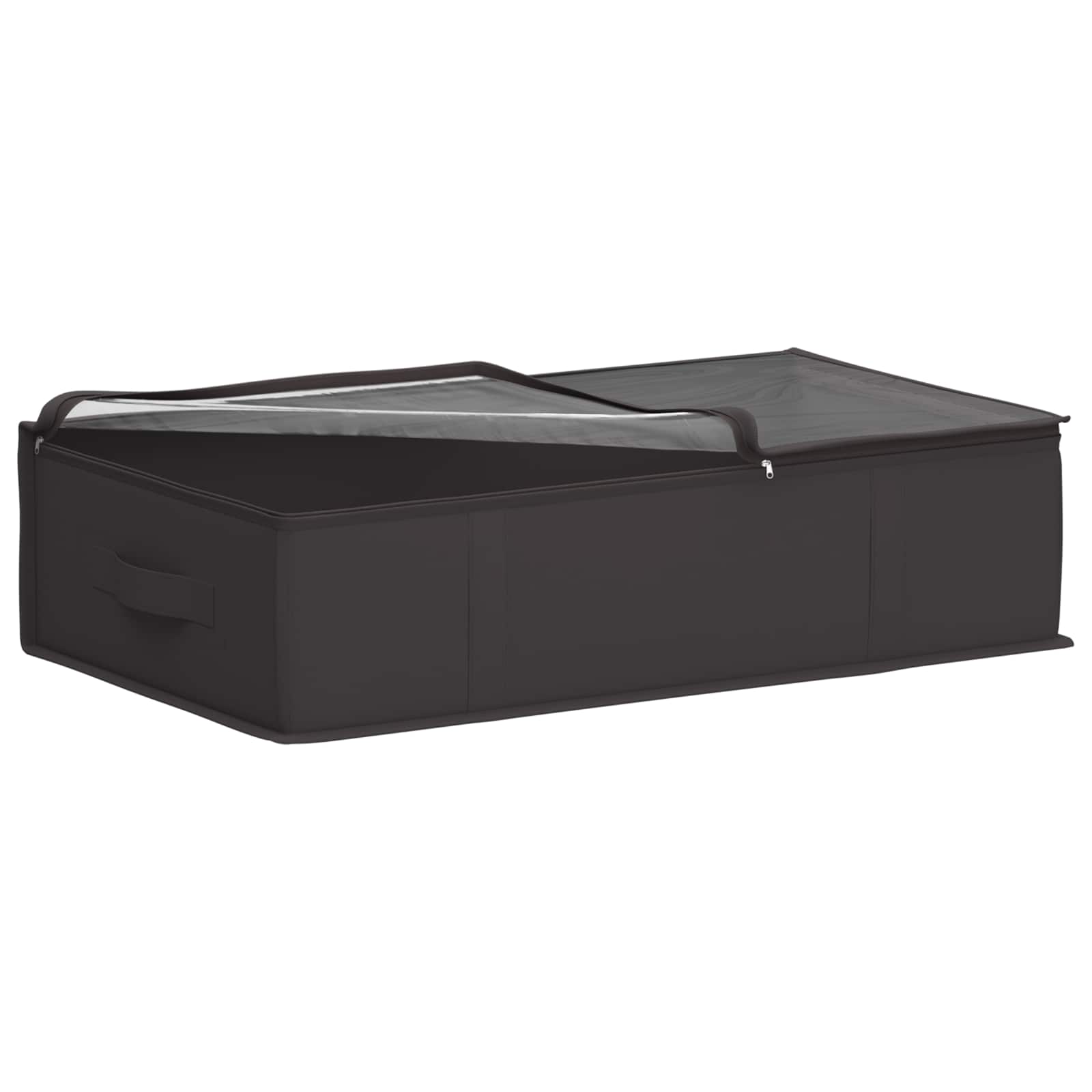 Opbergdoos met transparant bovenraam 2 pcs Antracietkleurig is nu te koop bij PeponiXL, paradijselijk wonen!