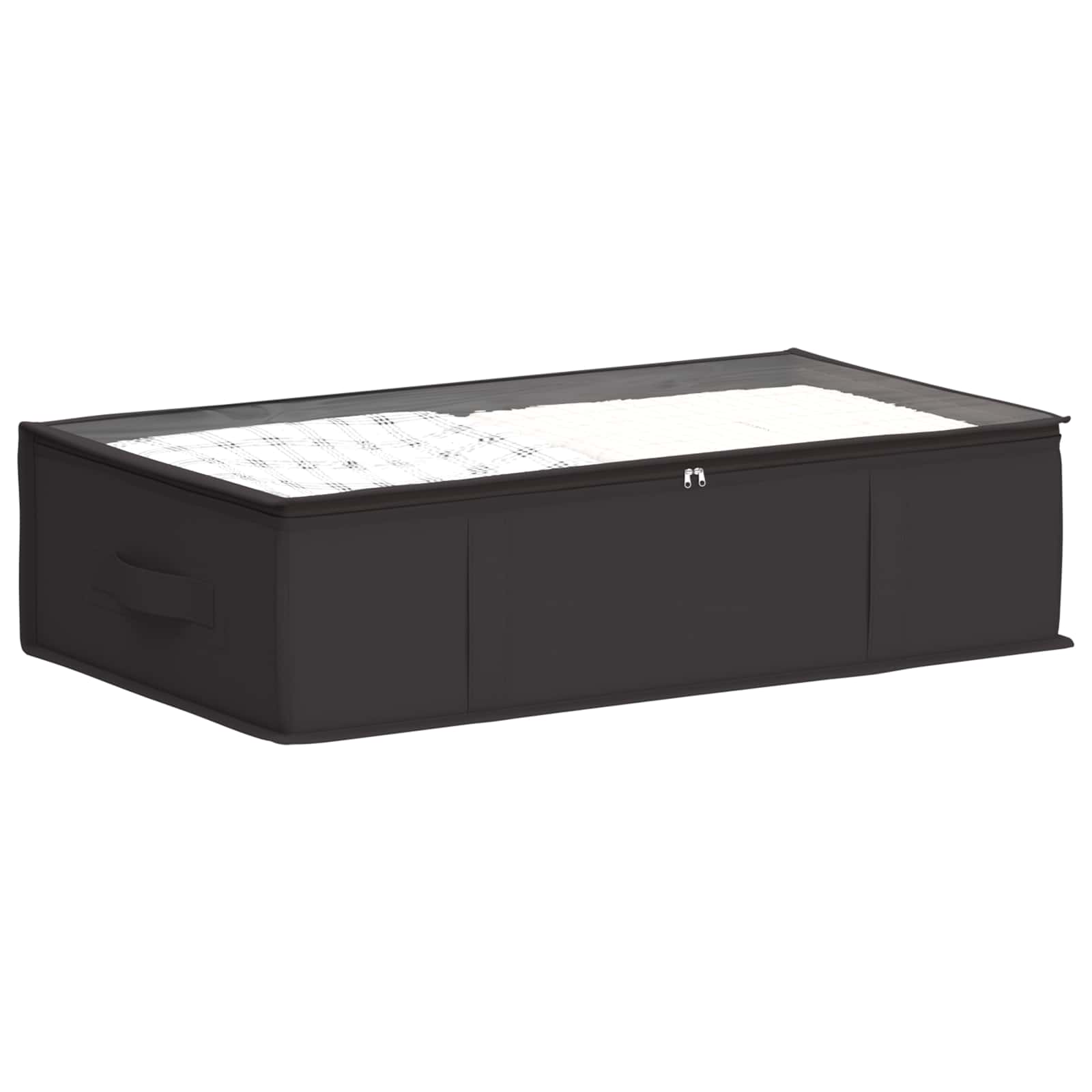 Opbergdoos met transparant bovenraam 2 pcs Antracietkleurig is nu te koop bij PeponiXL, paradijselijk wonen!