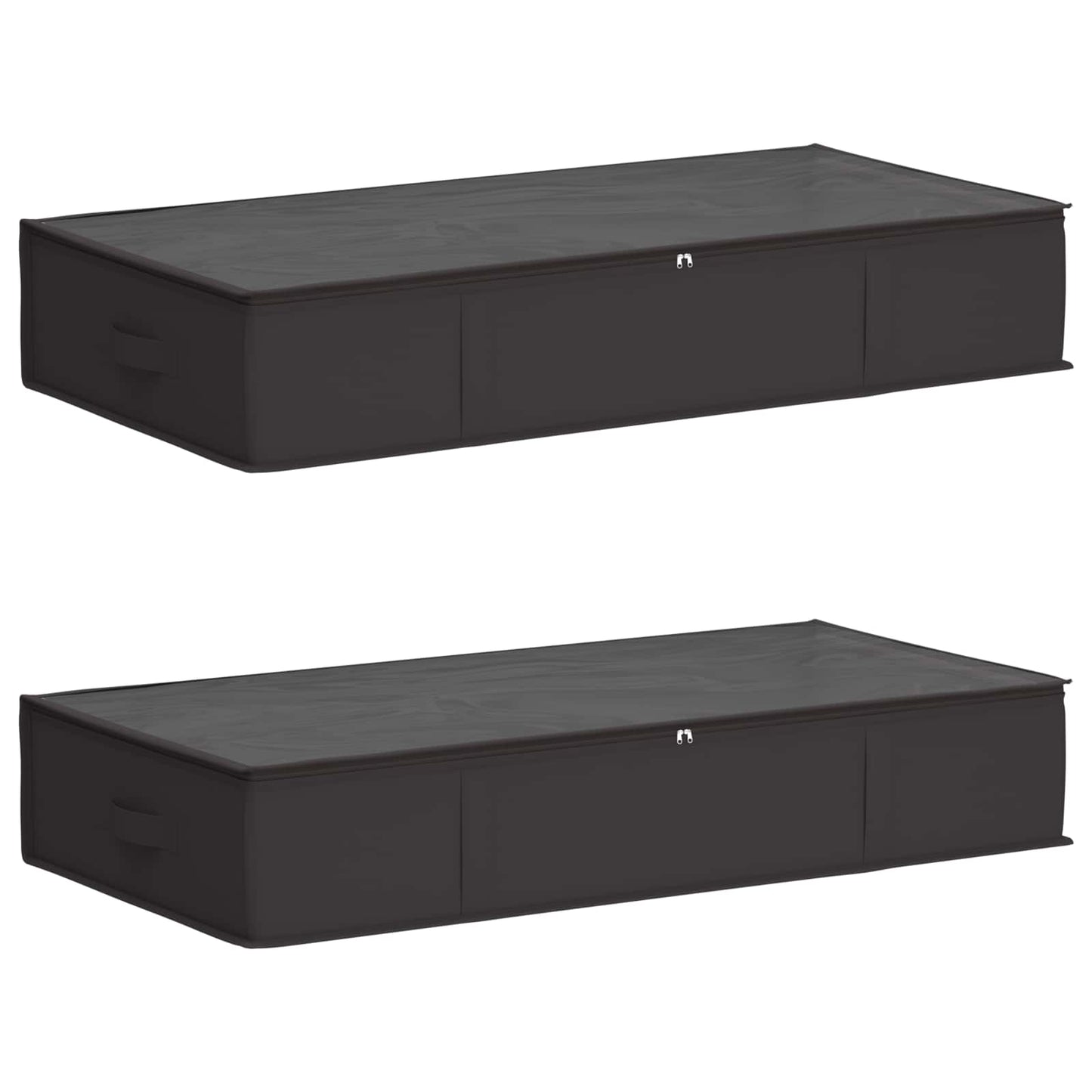 Opbergdoos met transparant bovenraam 2 pcs Antracietkleurig is nu te koop bij PeponiXL, paradijselijk wonen!