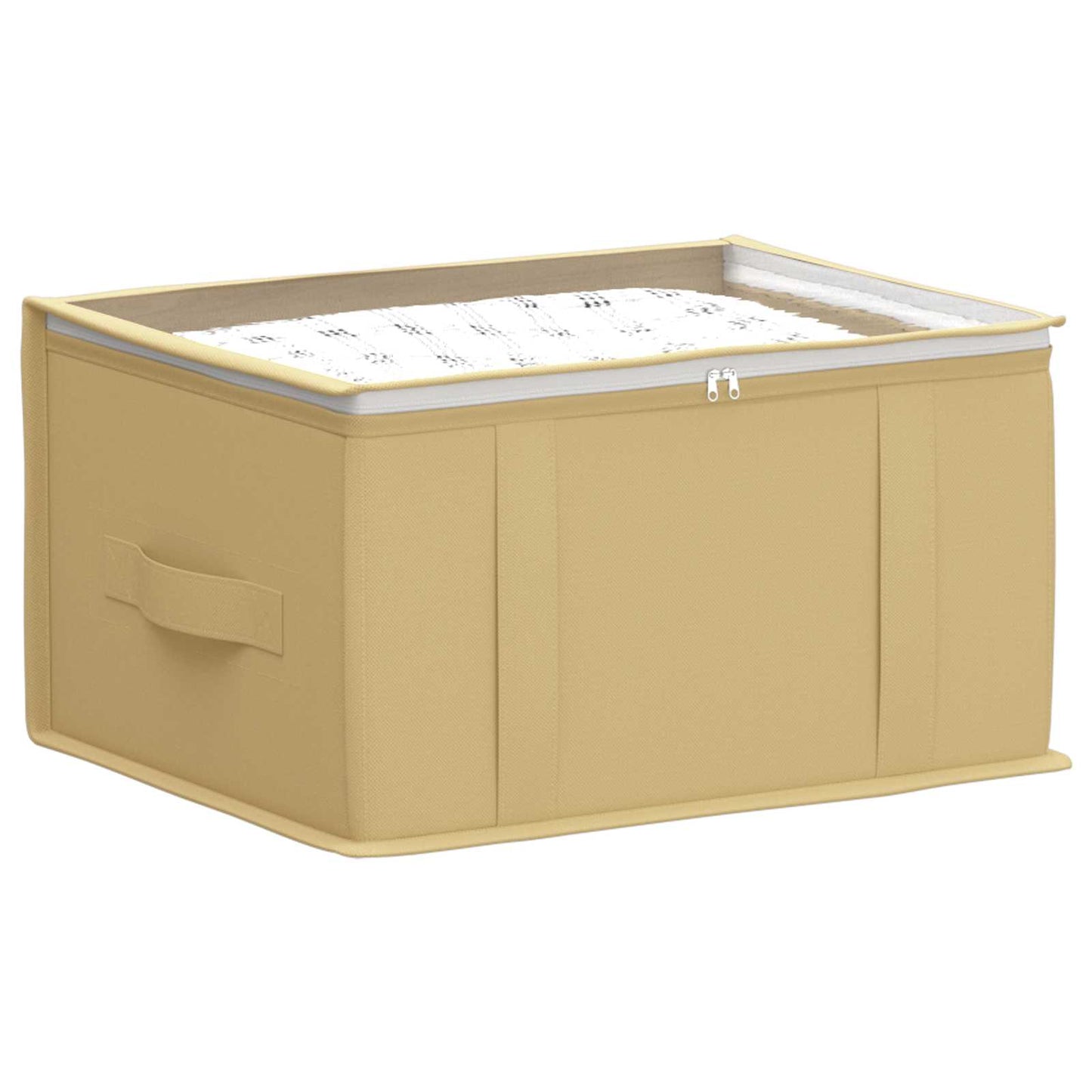 Opbergdoos met transparant bovenraam 2 pcs Crèmekleurig is nu te koop bij PeponiXL, paradijselijk wonen!