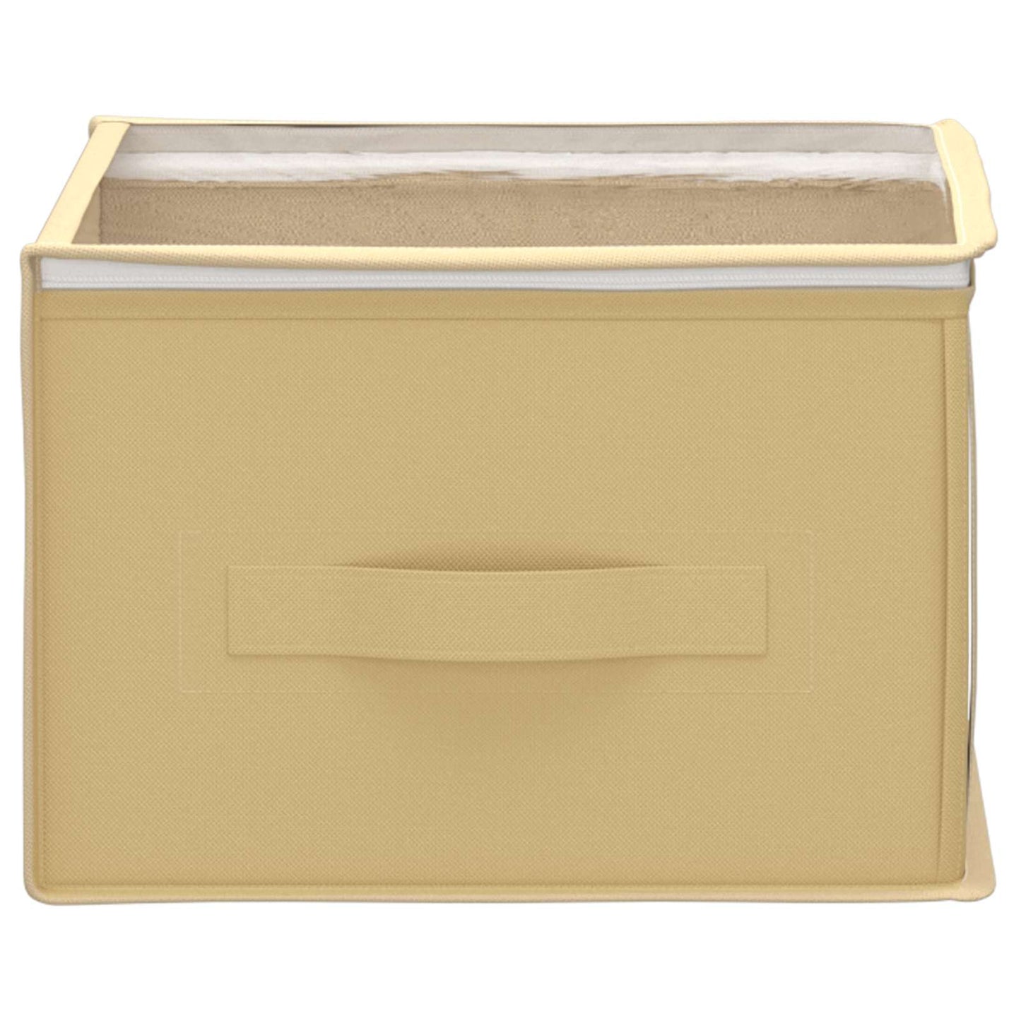 Opbergdoos met transparant bovenraam 6 pcs Crèmekleurig is nu te koop bij PeponiXL, paradijselijk wonen!