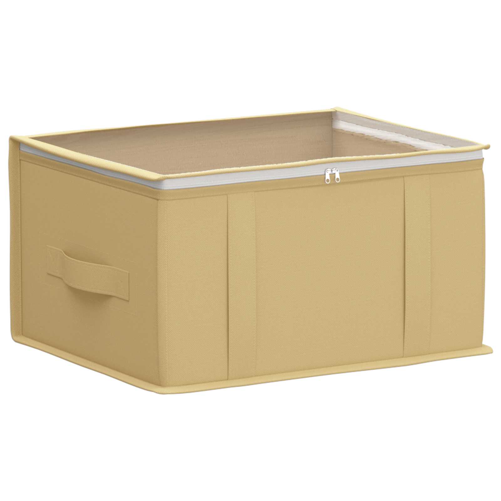 Opbergdoos met transparant bovenraam 2 pcs Crèmekleurig is nu te koop bij PeponiXL, paradijselijk wonen!