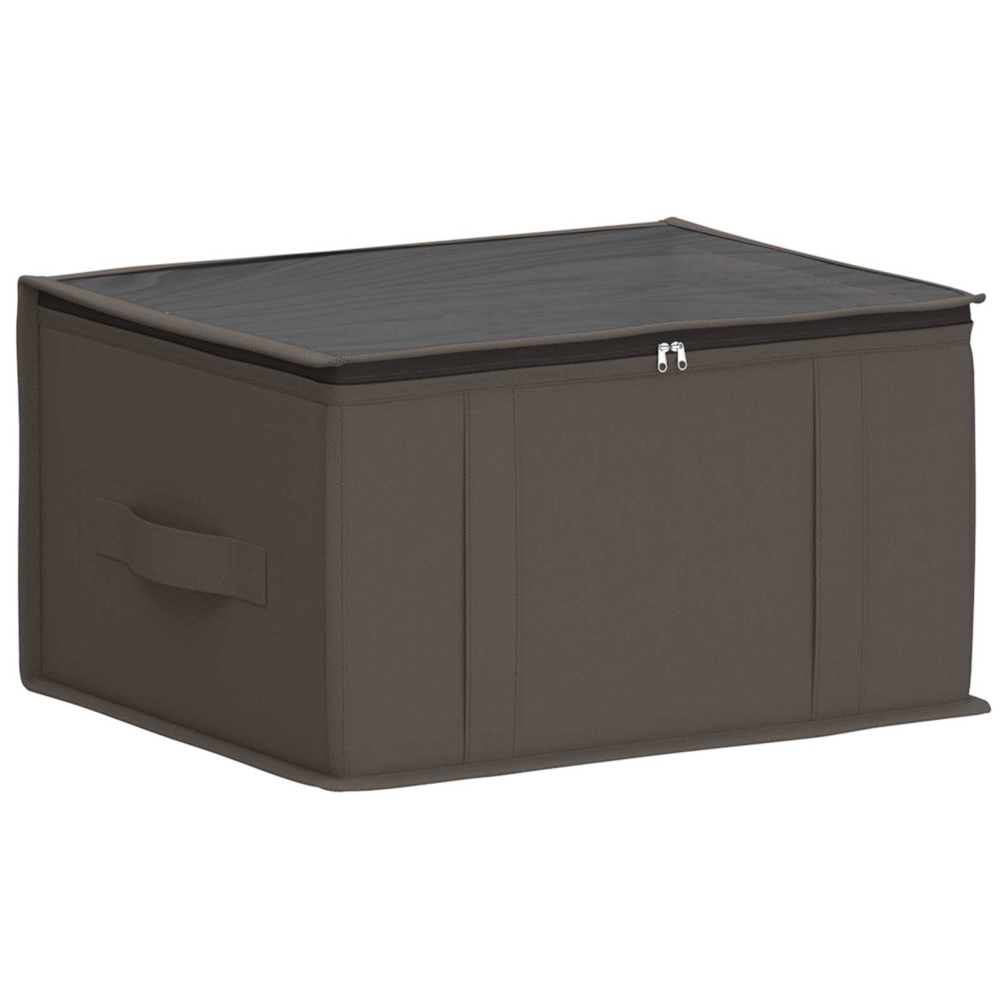 Opbergdoos met transparant bovenraam Grijs 50 x 30 x 25 cm is nu te koop bij PeponiXL, paradijselijk wonen!