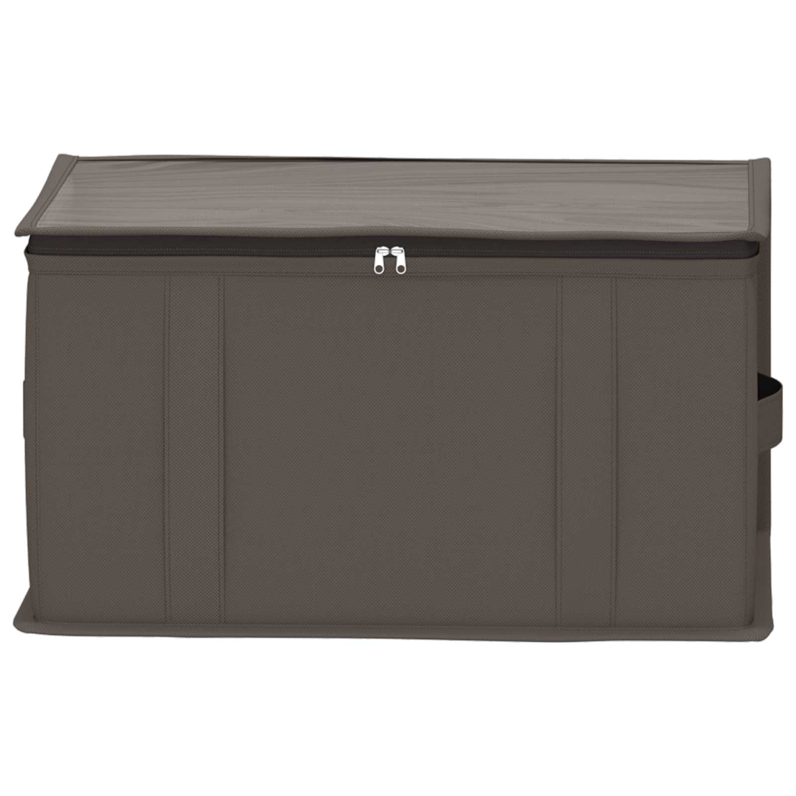 Opbergdoos met transparant bovenraam 2 pcs Grijs Nonwoven stof is nu te koop bij PeponiXL, paradijselijk wonen!