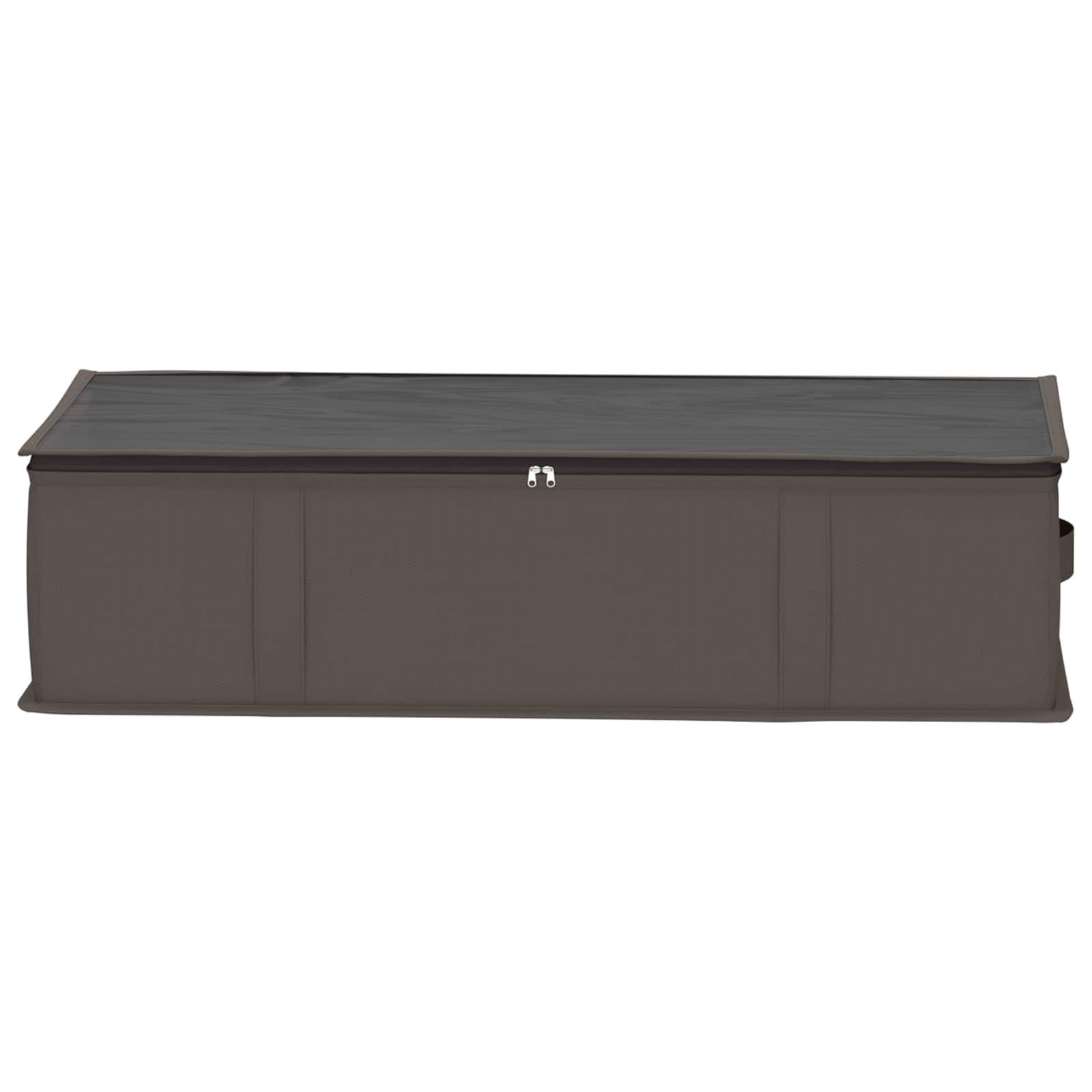 Opbergdoos met transparant bovenraam 6 pcs Grijs Nonwoven stof is nu te koop bij PeponiXL, paradijselijk wonen!