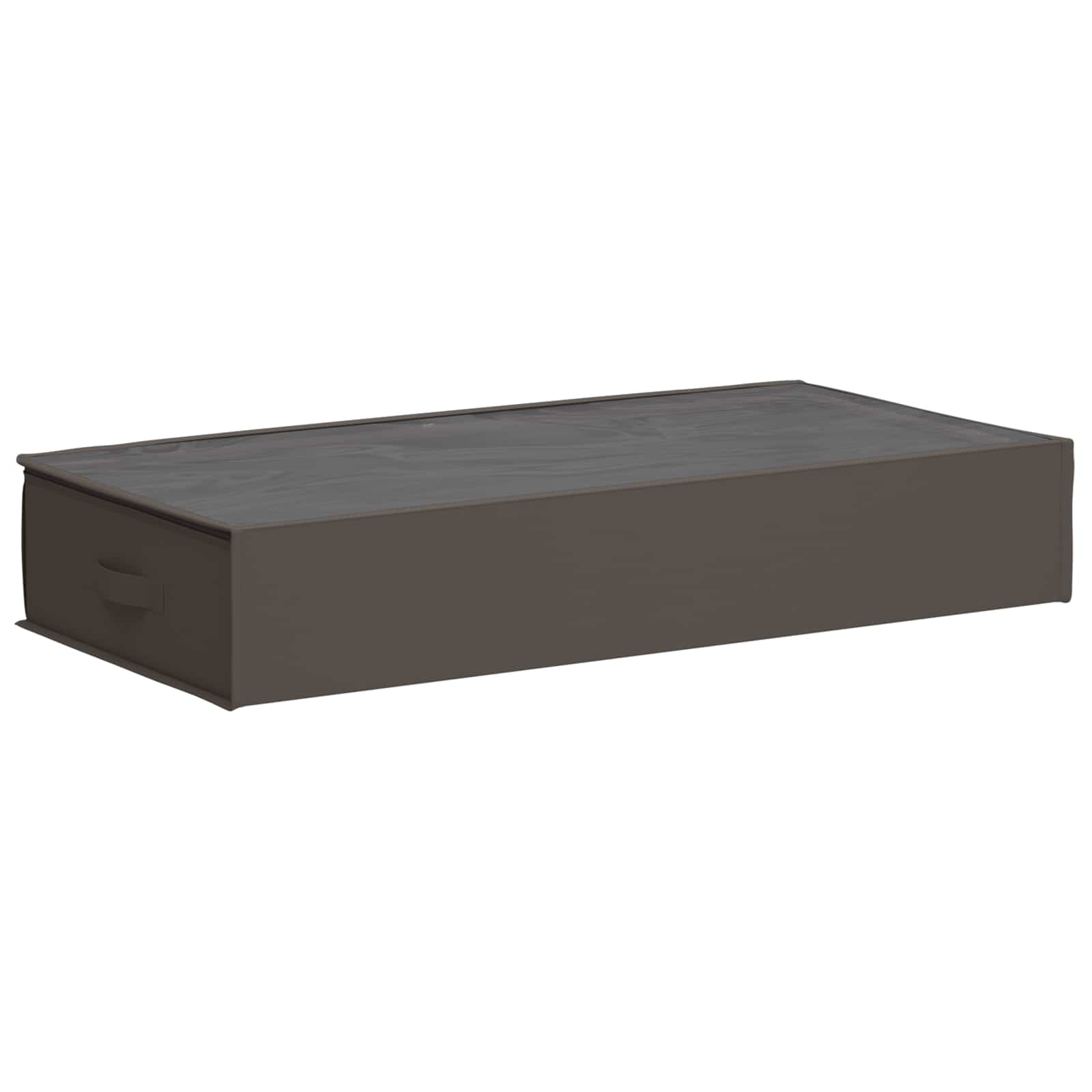 Opbergdoos met transparant bovenraam 2 pcs Grijs Nonwoven stof is nu te koop bij PeponiXL, paradijselijk wonen!