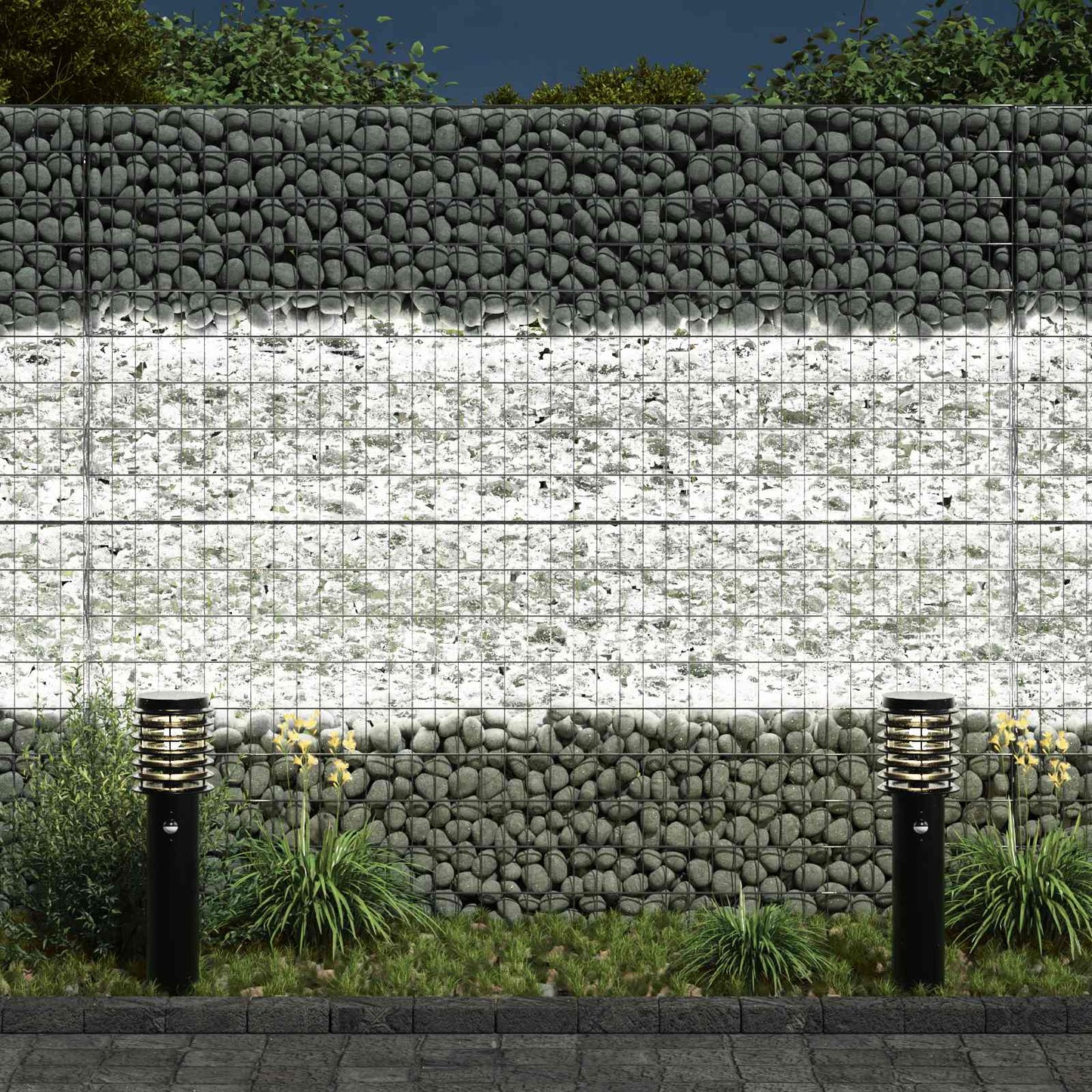 Tuinstenen Wit 12 cm Glas is nu te koop bij PeponiXL, paradijselijk wonen!