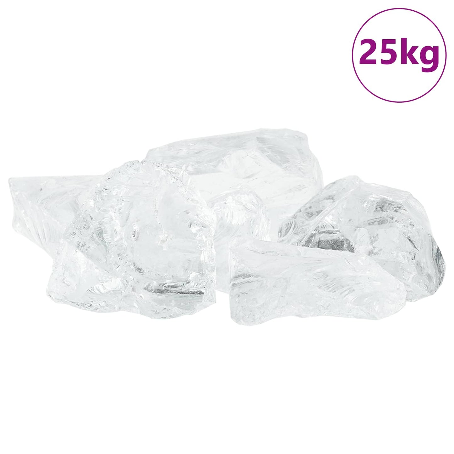 Tuinstenen Wit 12 cm Glas is nu te koop bij PeponiXL, paradijselijk wonen!