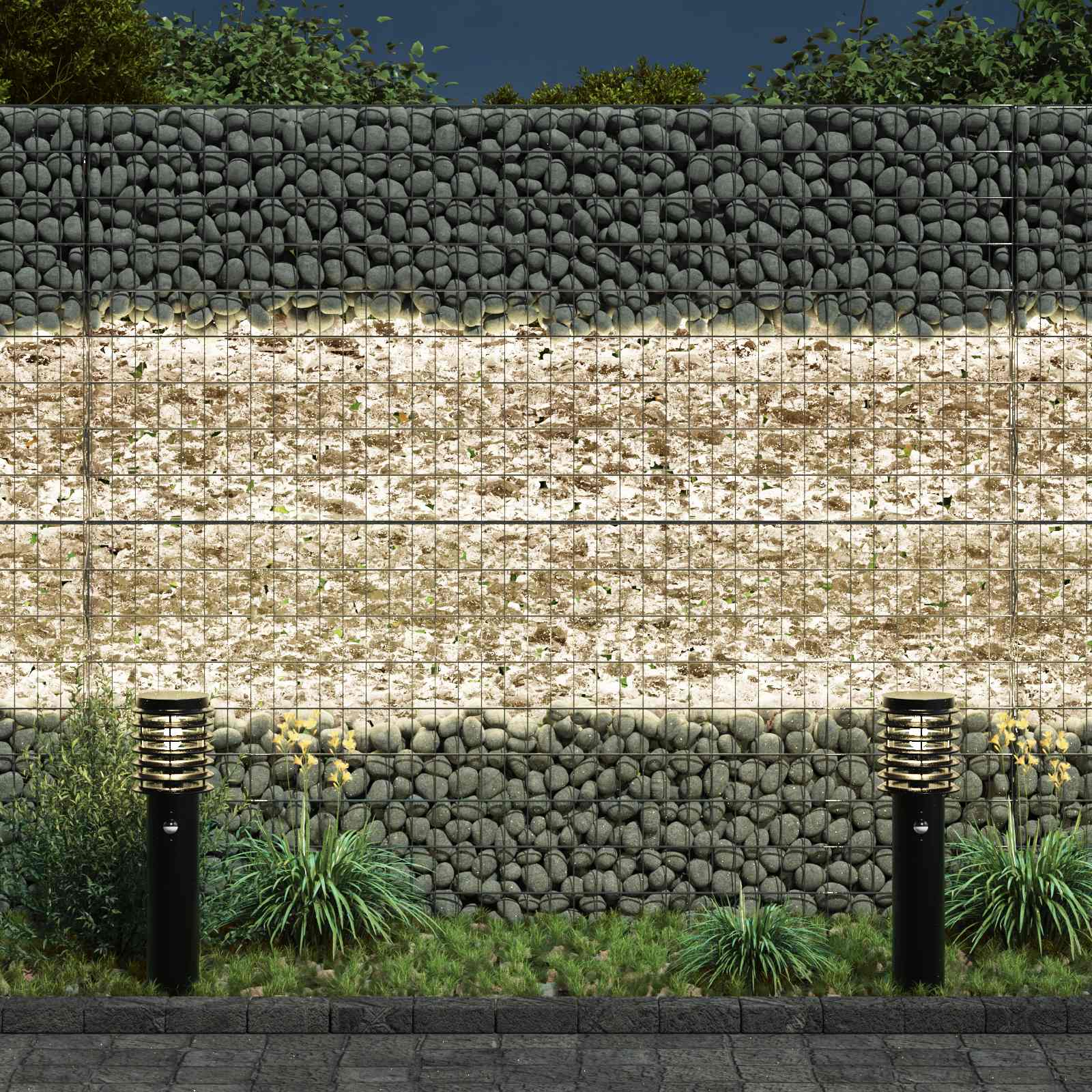 Tuinstenen Goud 12 cm Glas is nu te koop bij PeponiXL, paradijselijk wonen!