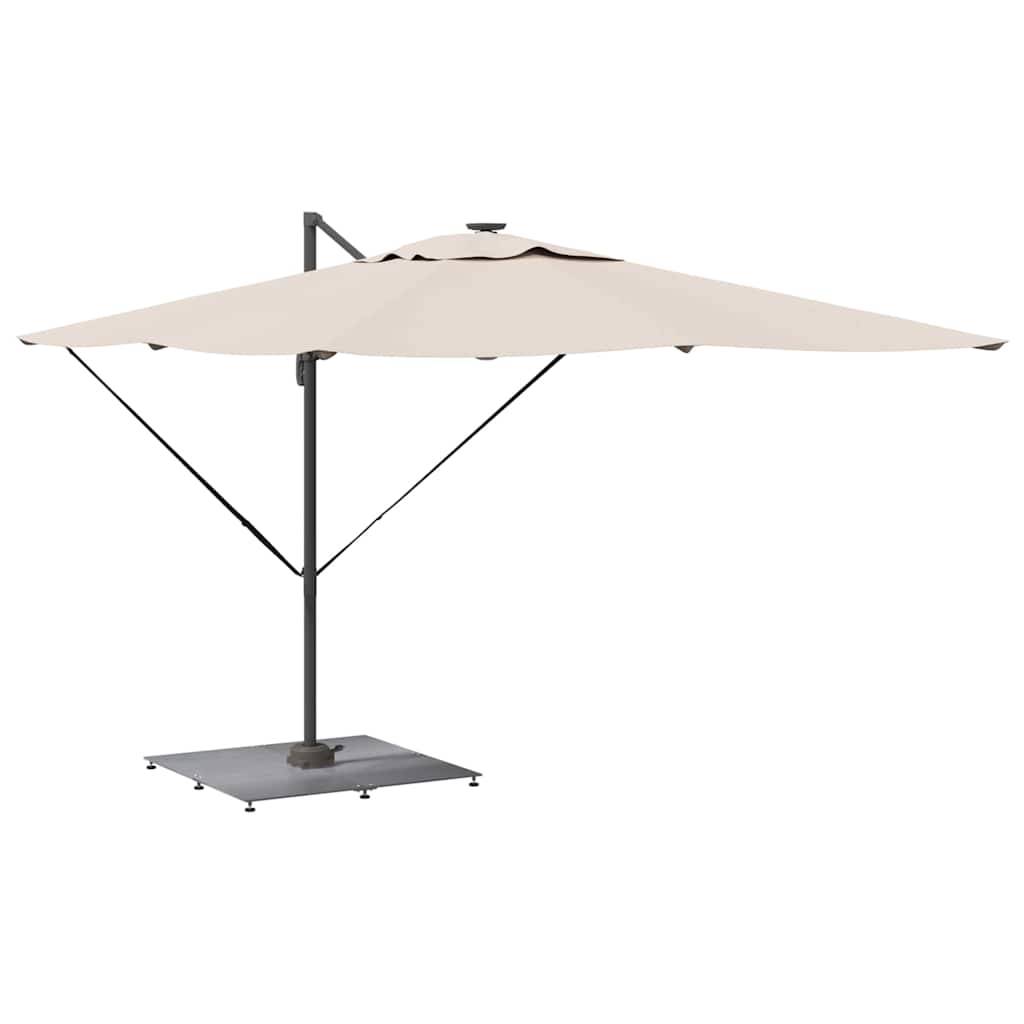 Parasolvoet Donkergrijze houtlook 100 x 100 x 4 cm Staal is nu te koop bij PeponiXL, paradijselijk wonen!
