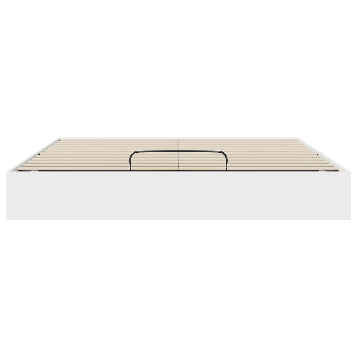 Ottoman Bedframe Wit 203 x 160 x 25 cm Geconstrueerd hout is nu te koop bij PeponiXL, paradijselijk wonen!