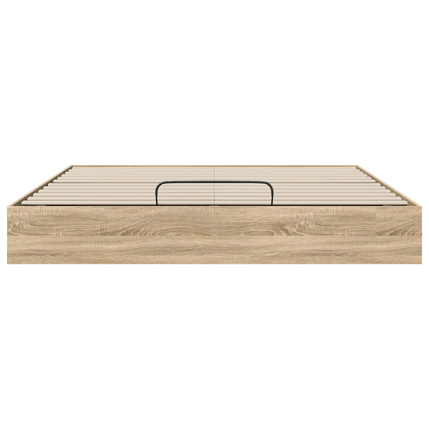 Ottoman Bedframe met opslag Sonoma Eiken 203 x 160 x 25 cm is nu te koop bij PeponiXL, paradijselijk wonen!