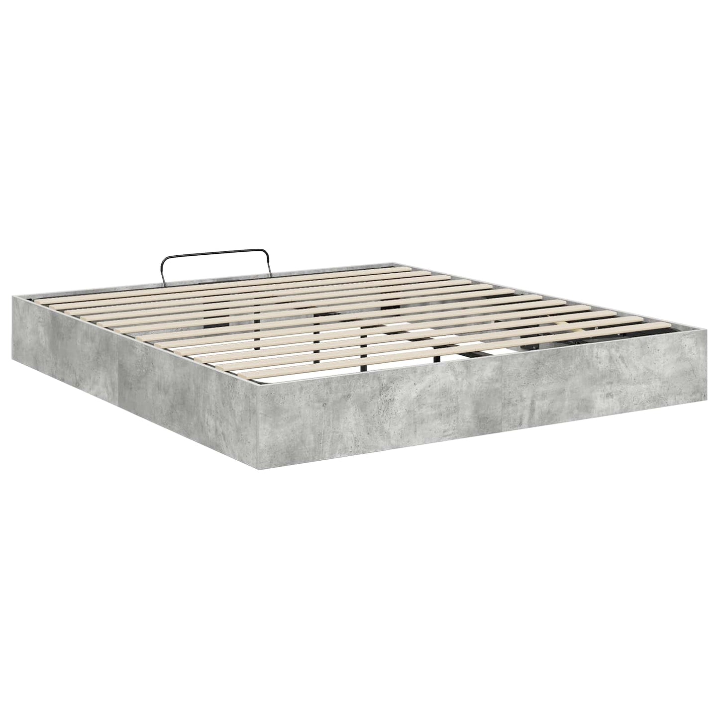 Ottoman Bedframe Beton Grijs 160 x 200 cm Geconstrueerd hout is nu te koop bij PeponiXL, paradijselijk wonen!