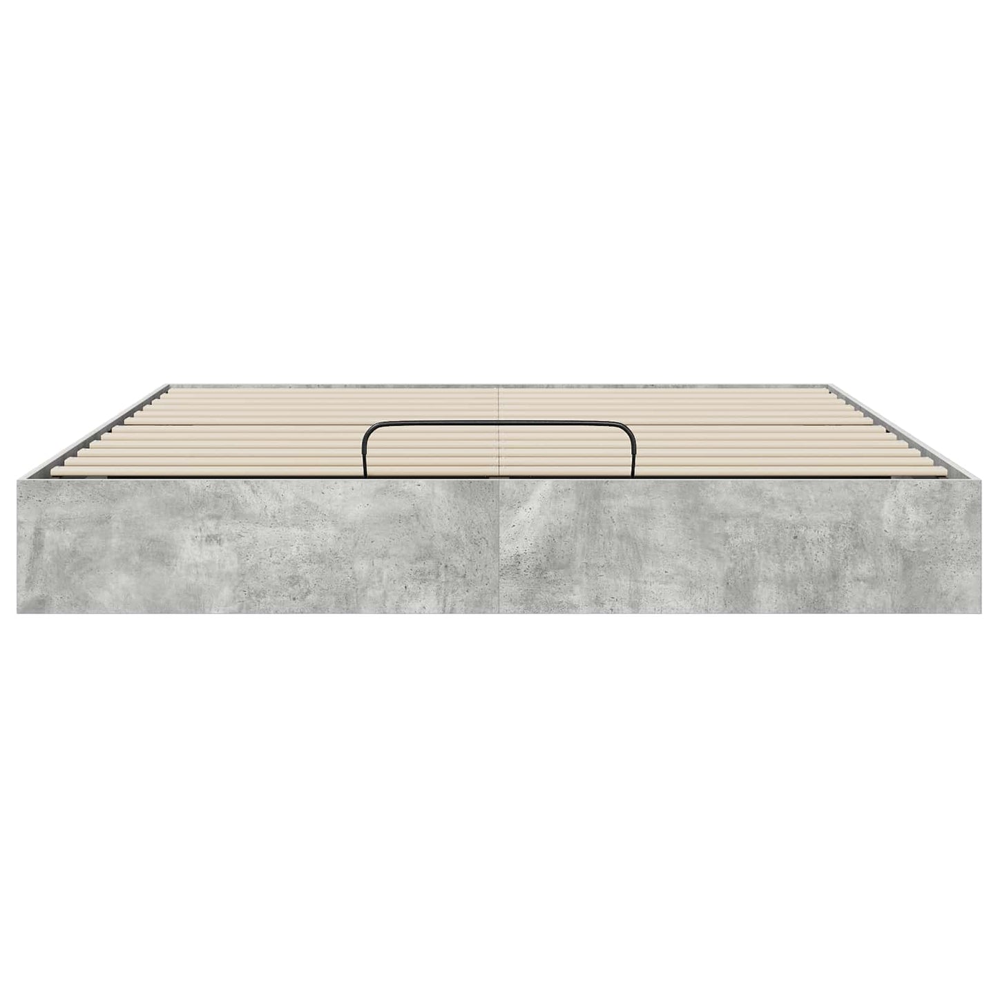 Ottoman Bedframe Beton Grijs 160 x 200 cm Geconstrueerd hout is nu te koop bij PeponiXL, paradijselijk wonen!