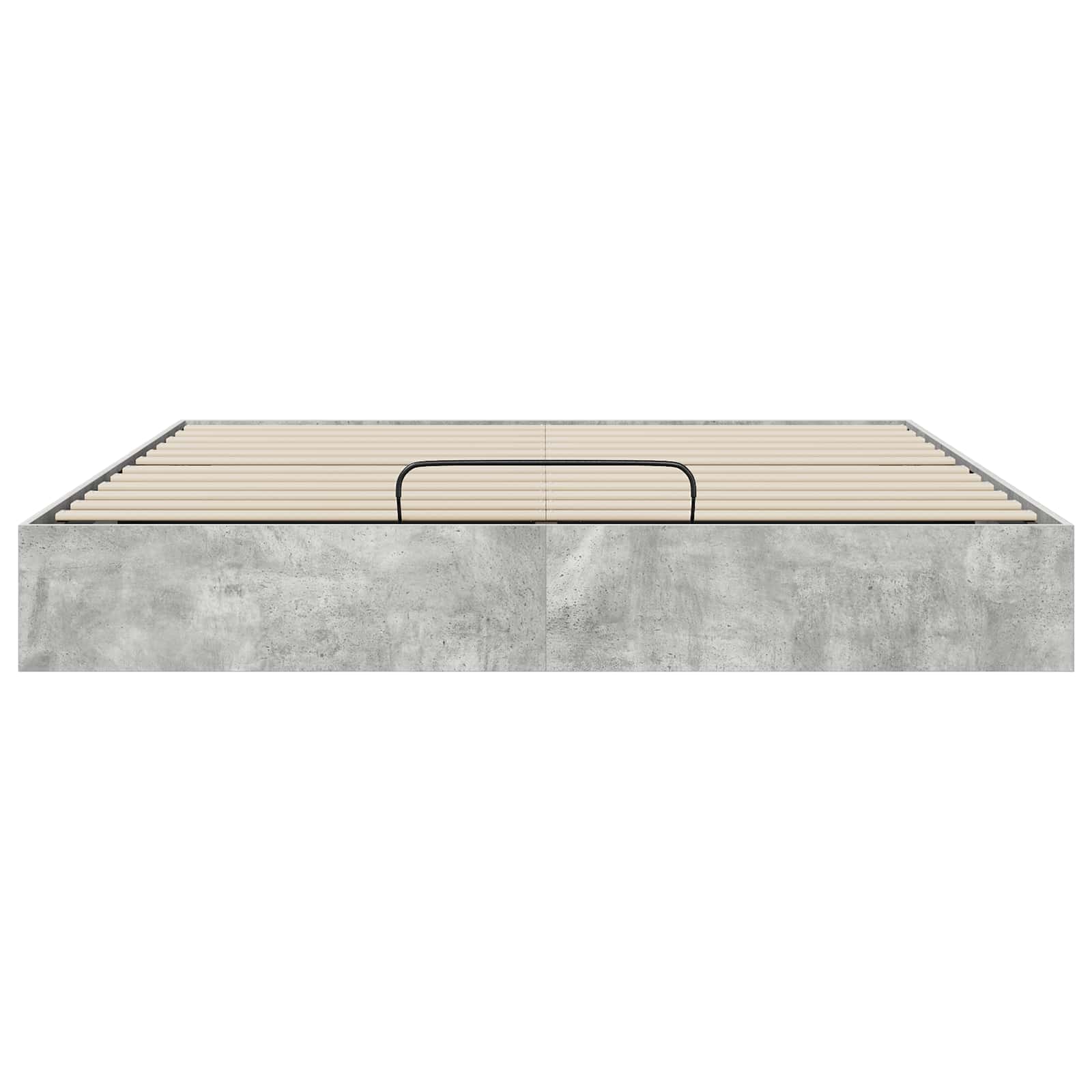 Ottoman Bedframe Beton Grijs 160 x 200 cm Geconstrueerd hout is nu te koop bij PeponiXL, paradijselijk wonen!