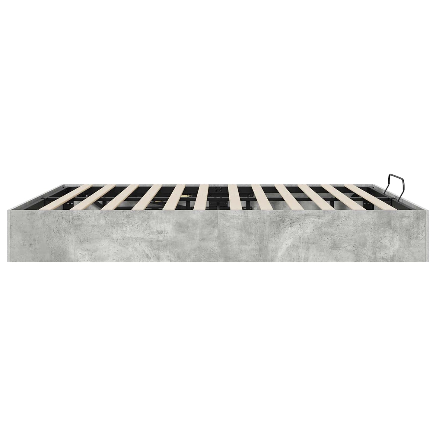 Ottoman Bedframe Beton Grijs 160 x 200 cm Geconstrueerd hout is nu te koop bij PeponiXL, paradijselijk wonen!