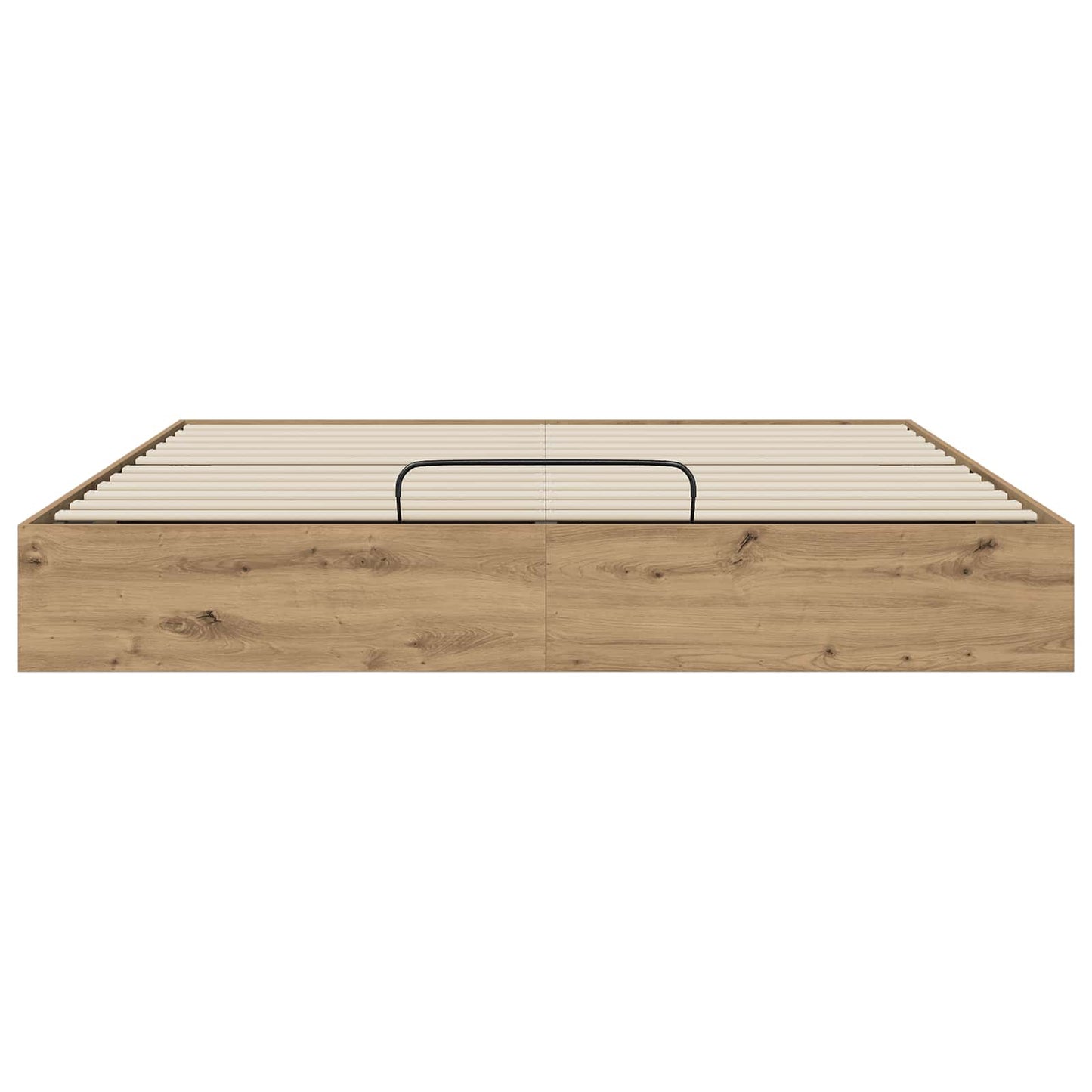 Ottoman Bedframe Ambachtelijk eiken 203 x 160 x 25 cm is nu te koop bij PeponiXL, paradijselijk wonen!