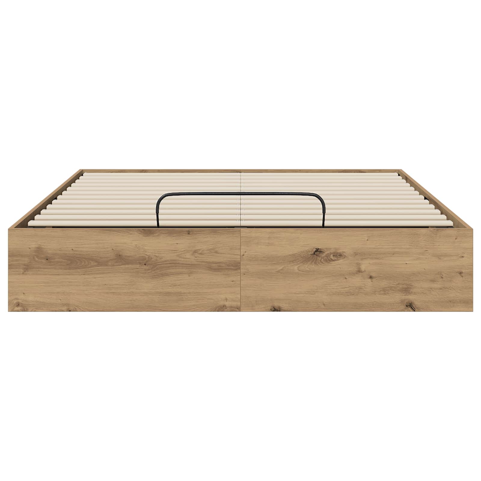 Ottoman Bedframe Artisan Eik 140 x 200 cm Geconstrueerd hout is nu te koop bij PeponiXL, paradijselijk wonen!