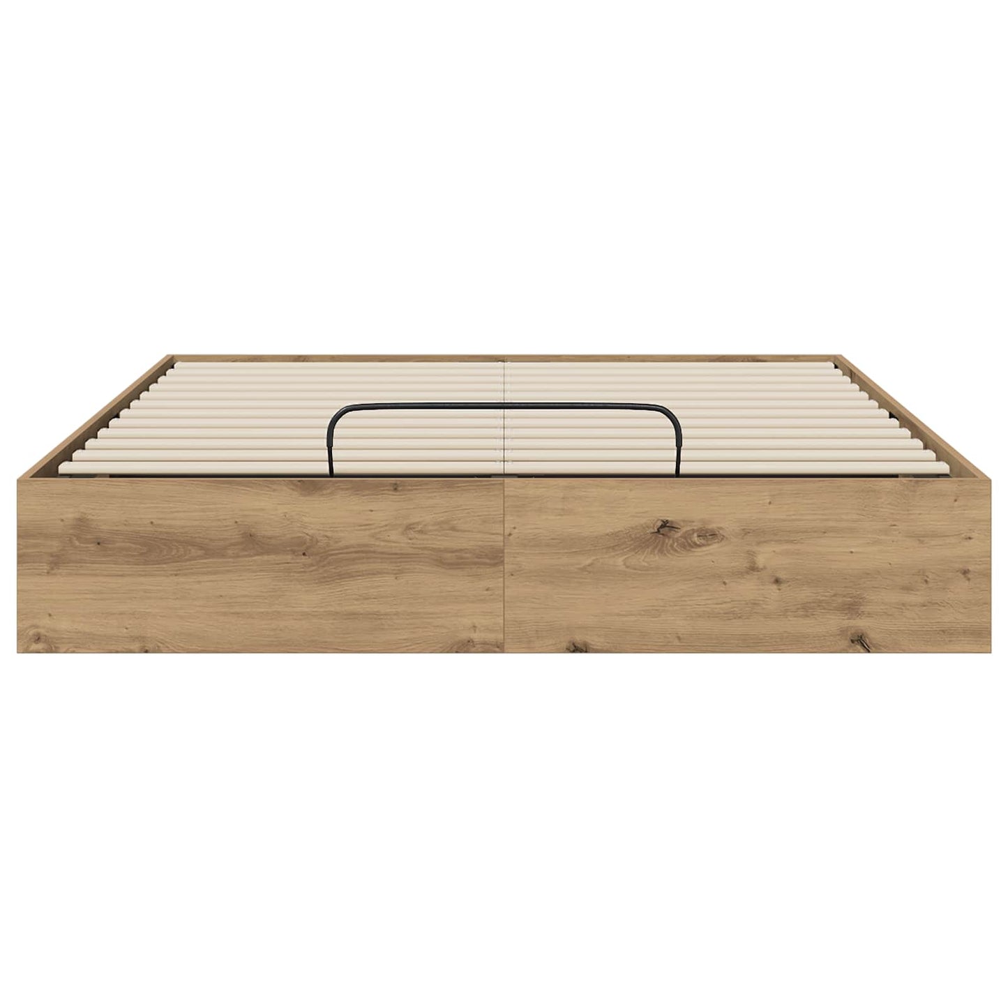 Ottoman Bedframe Artisan Eik 120 x 200 cm Geconstrueerd hout is nu te koop bij PeponiXL, paradijselijk wonen!