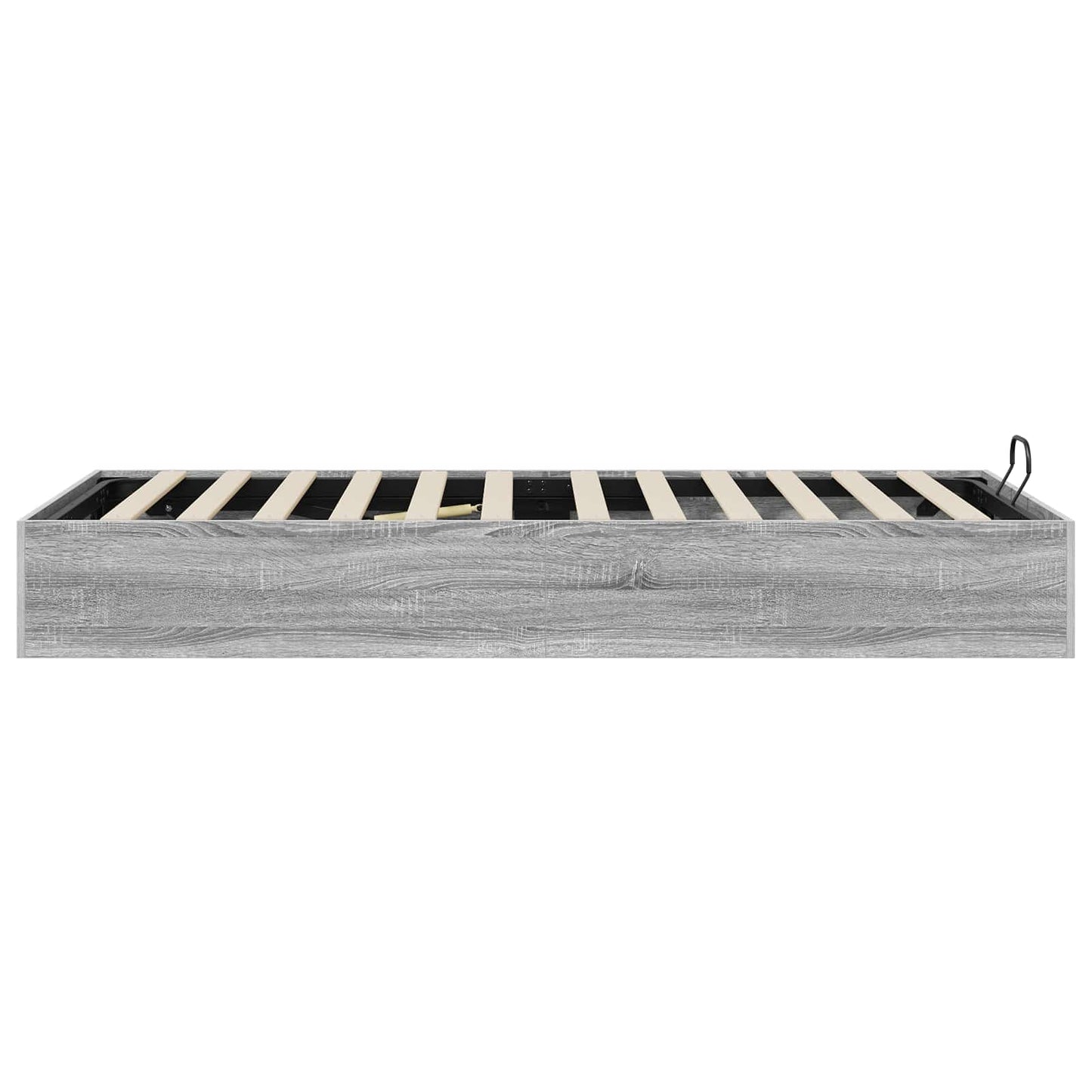 Ottoman Bedframe met opslag Grijze Sonoma 203 x 100 x 25 cm is nu te koop bij PeponiXL, paradijselijk wonen!