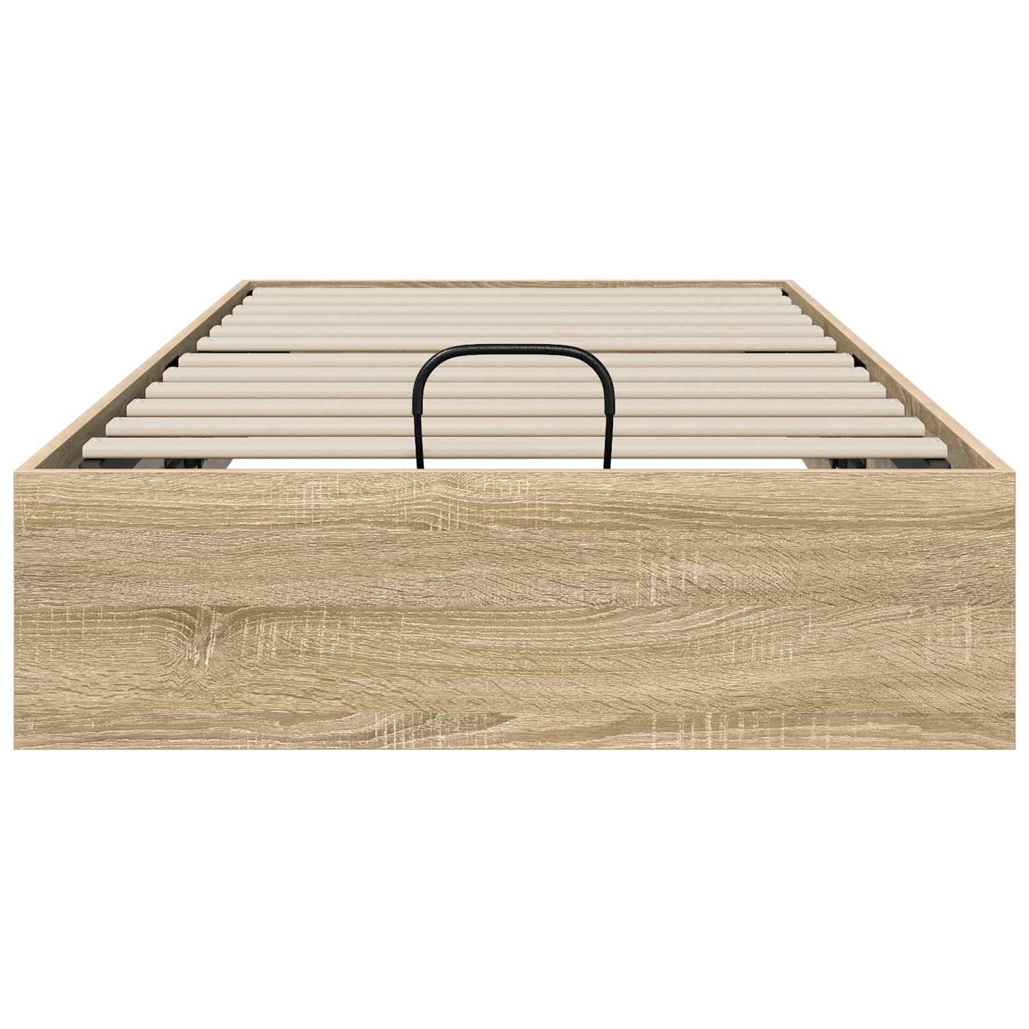 Ottoman Bedframe met opslag Sonoma Eiken 203 x 90 x 25 cm is nu te koop bij PeponiXL, paradijselijk wonen!