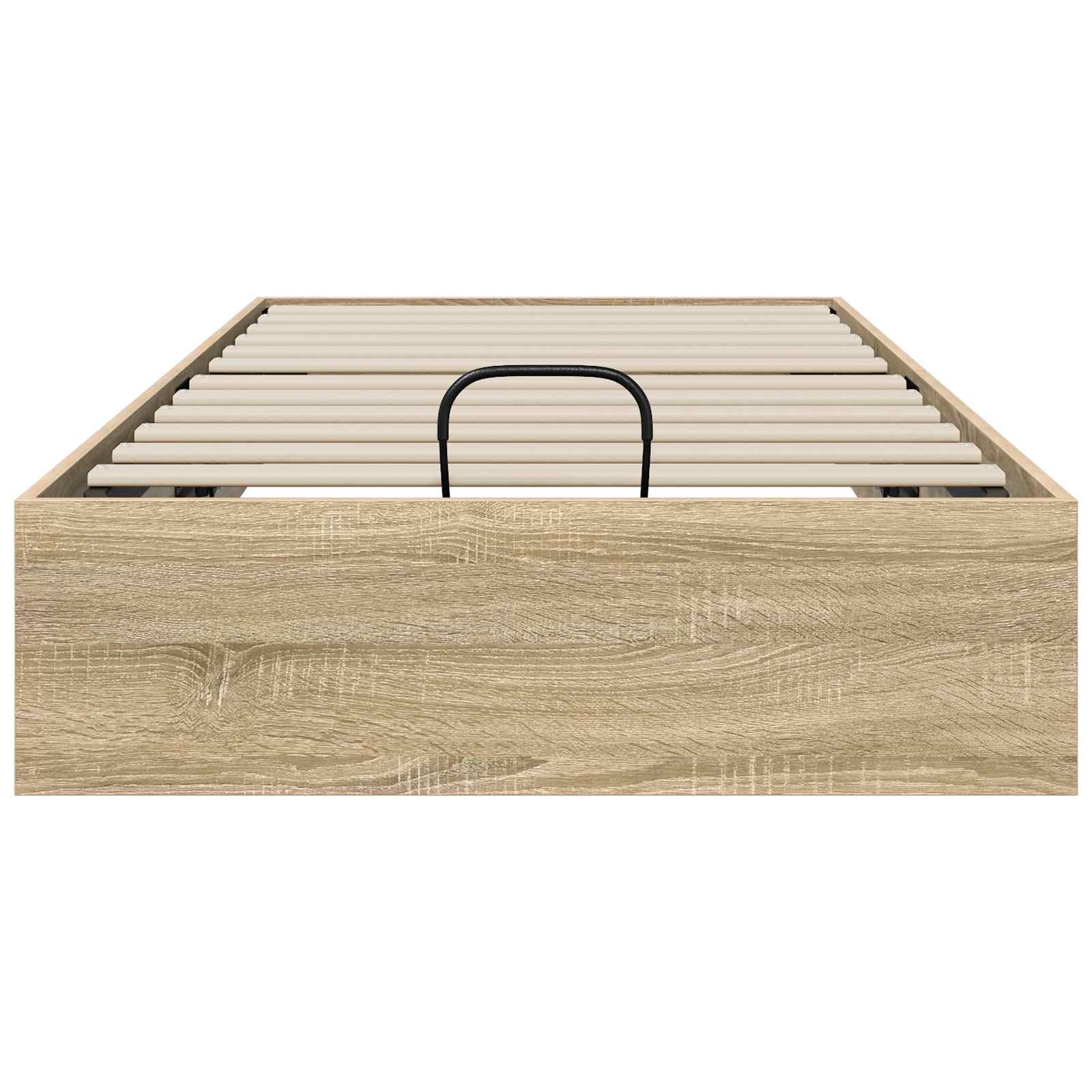 Ottoman Bedframe met opslag Sonoma Eiken 203 x 90 x 25 cm is nu te koop bij PeponiXL, paradijselijk wonen!