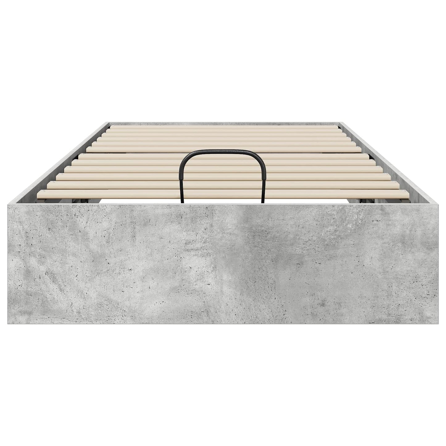 Ottoman Bedframe Beton Grijs 90 x 200 cm Geconstrueerd hout is nu te koop bij PeponiXL, paradijselijk wonen!