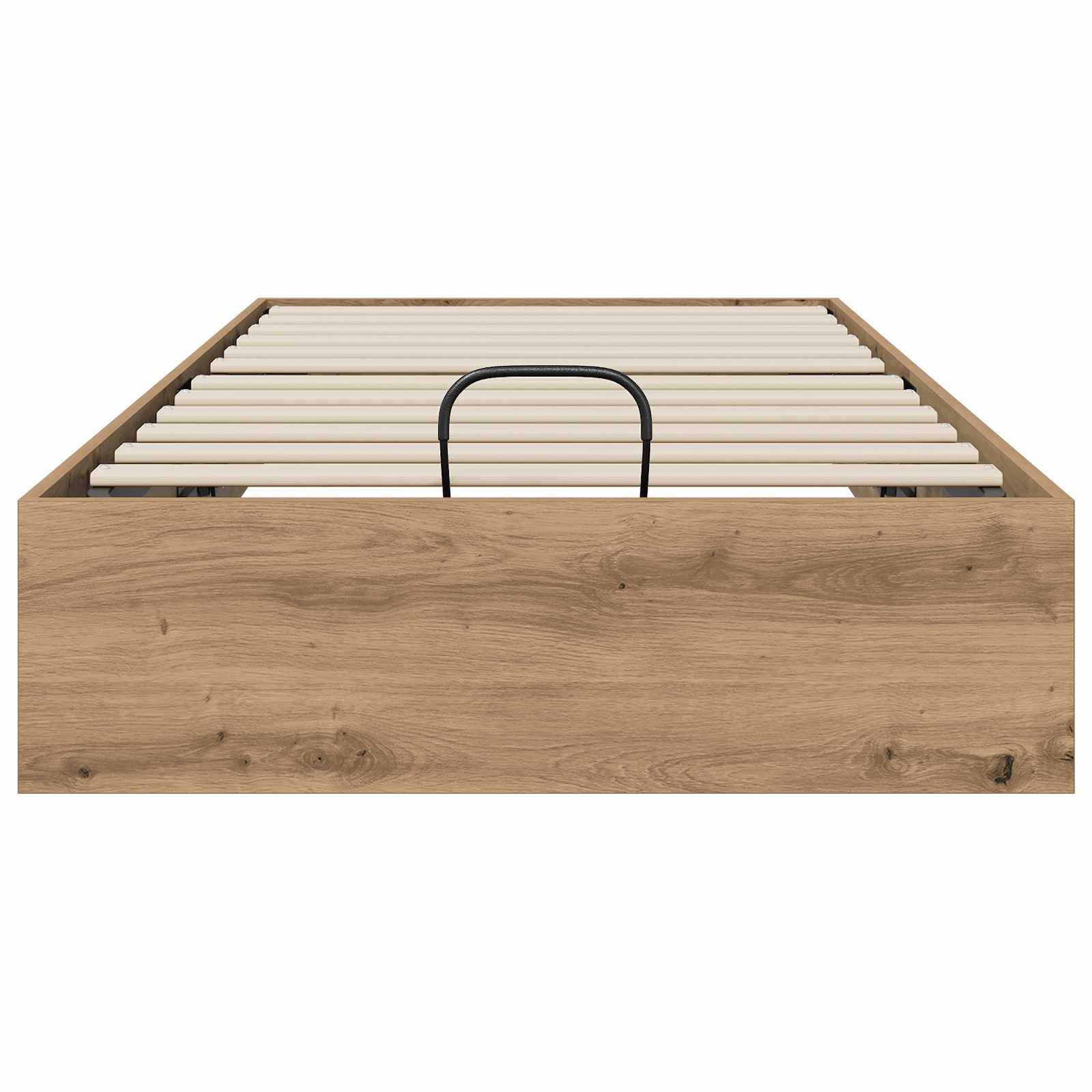 Ottoman Bedframe Artisan Eik 80,5 x 200 cm Geconstrueerd hout is nu te koop bij PeponiXL, paradijselijk wonen!
