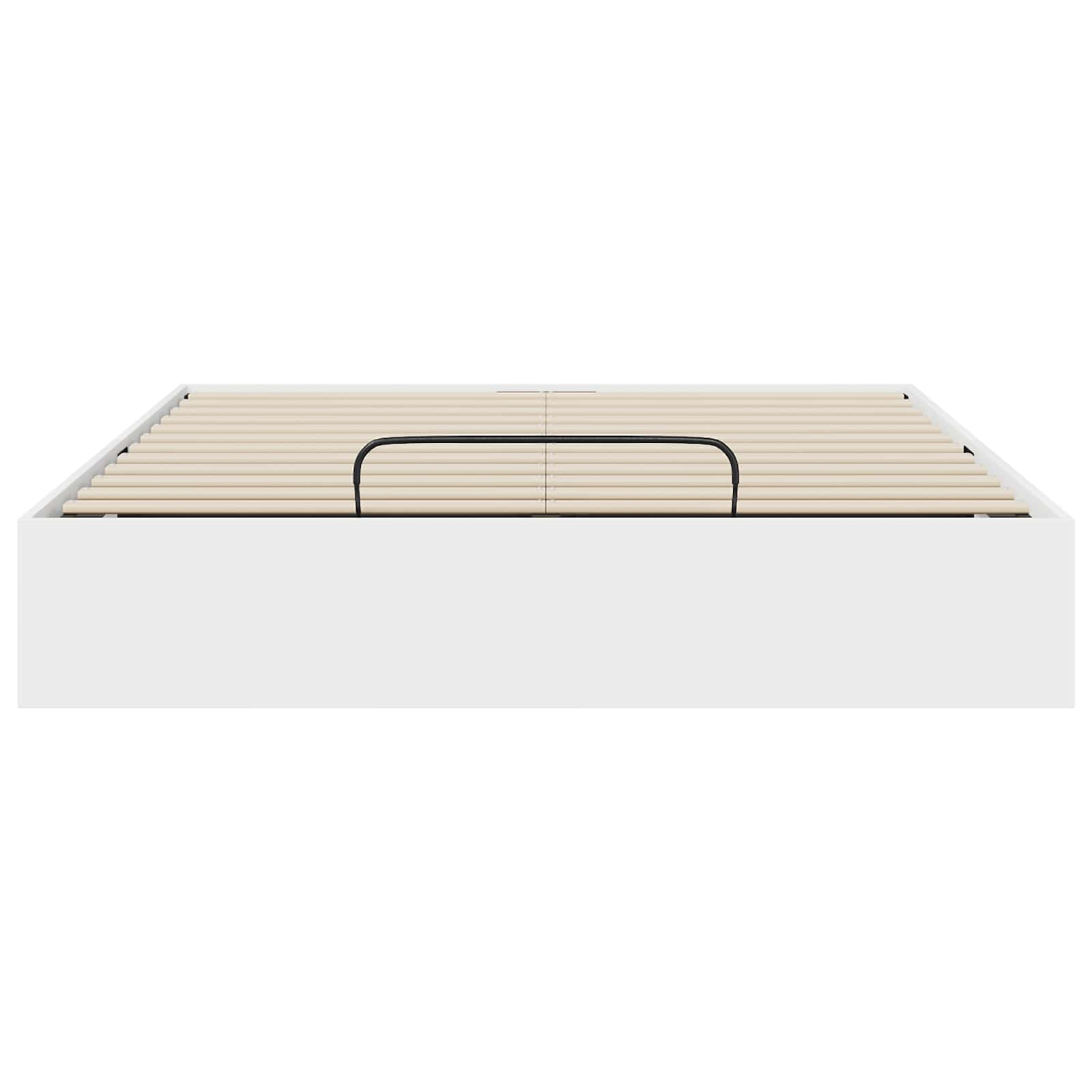 Ottoman Bedframe Wit 193 x 140 x 25 cm Geconstrueerd hout is nu te koop bij PeponiXL, paradijselijk wonen!