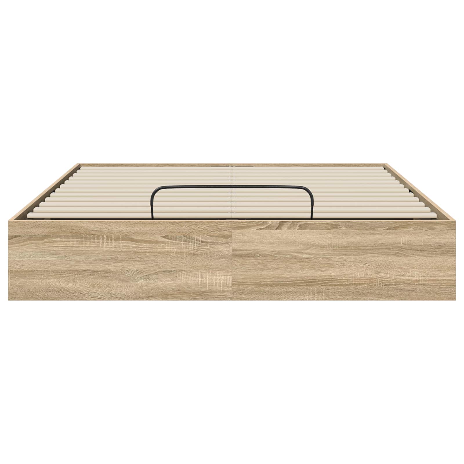 Ottoman Bedframe met opslag Sonoma Eiken 193 x 140 x 25 cm is nu te koop bij PeponiXL, paradijselijk wonen!