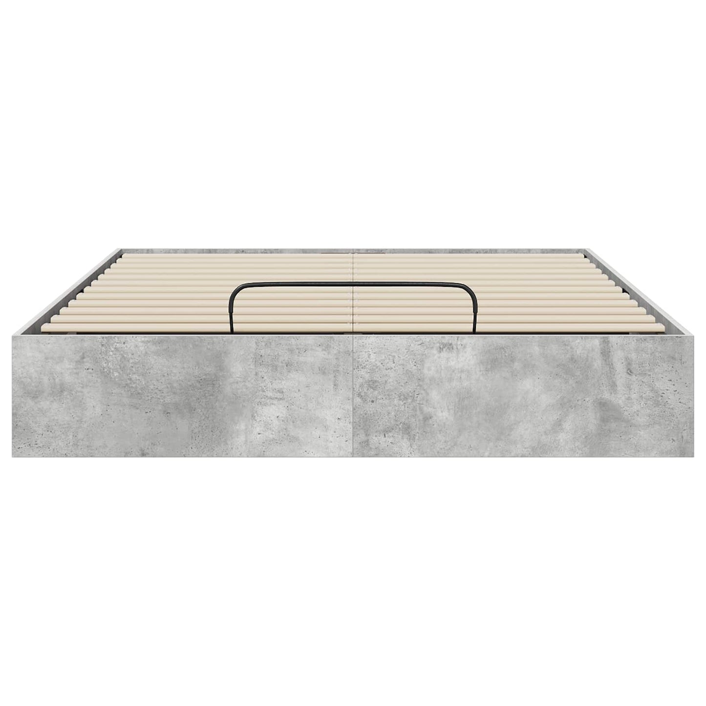 Ottoman Bedframe Beton Grijs 140 x 200 cm Geconstrueerd hout is nu te koop bij PeponiXL, paradijselijk wonen!
